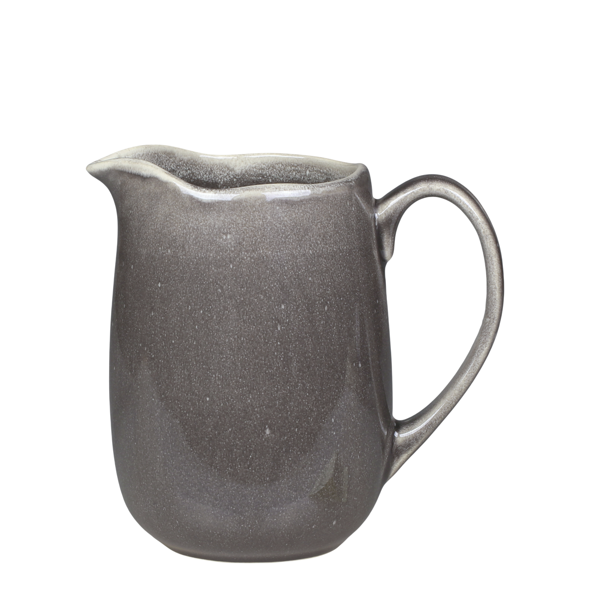 Calais Kanne aus Steingut in Kohle, 1000 ml