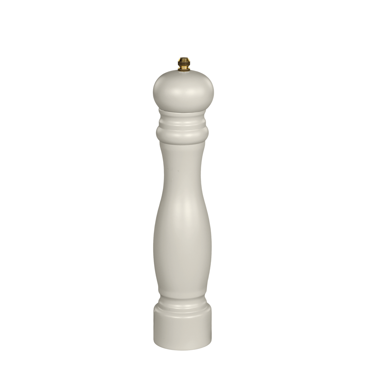 Salz- und Pfeffermühle aus Gummibaum, 26 cm hoch, latte