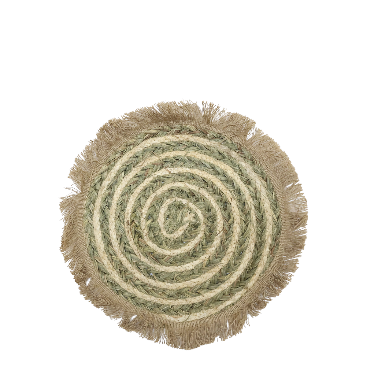 Platzdeckchen geflochten aus Gras, 38 cm Durchmesser