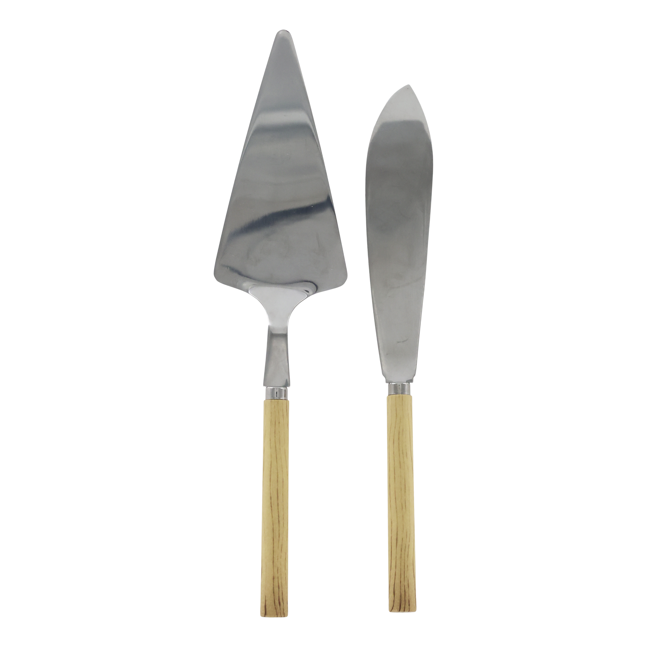 Linas Cake Server & Cake Knife set of 2 L28 cm nature