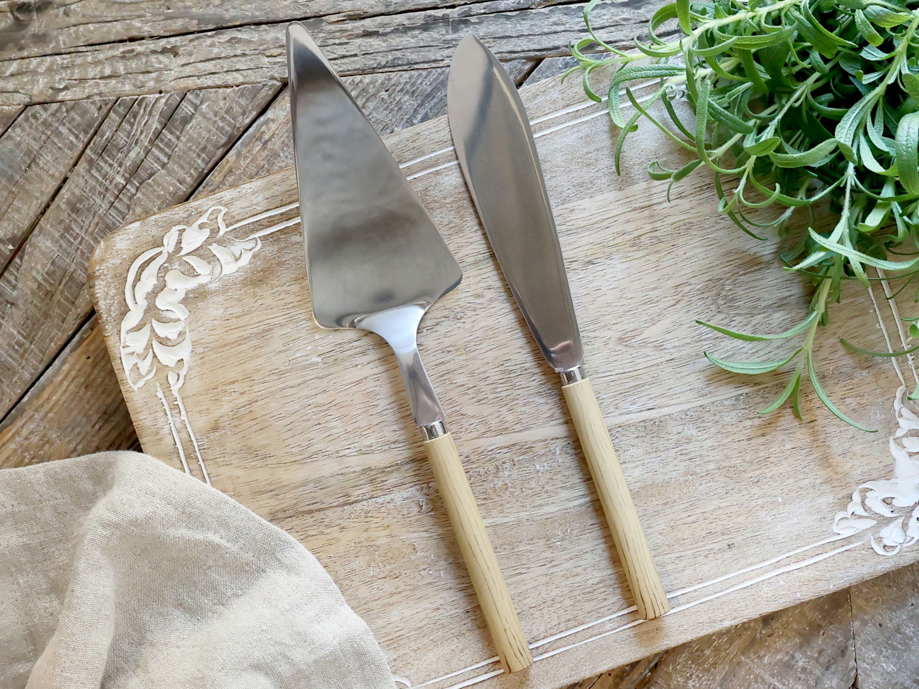 Besteck-Set Linas Tortenheber & Kuchenmesser, 28 cm