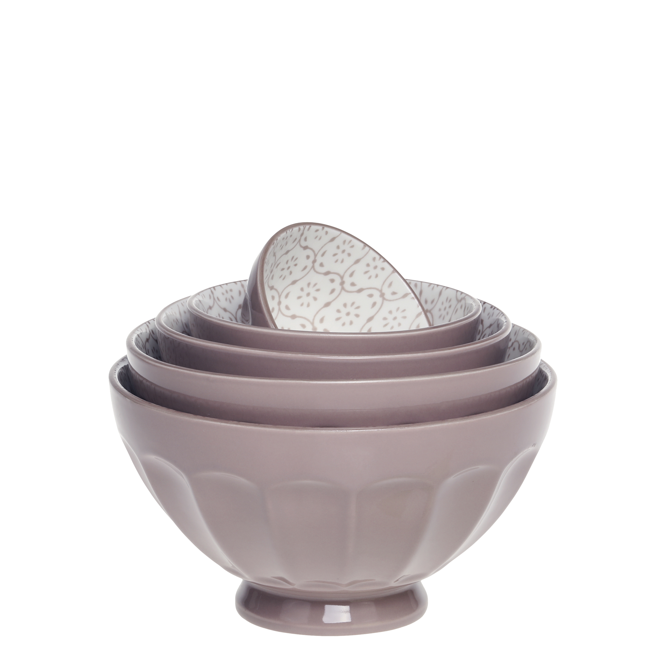 Arés Latteschüssel Set 5-teilig taupe