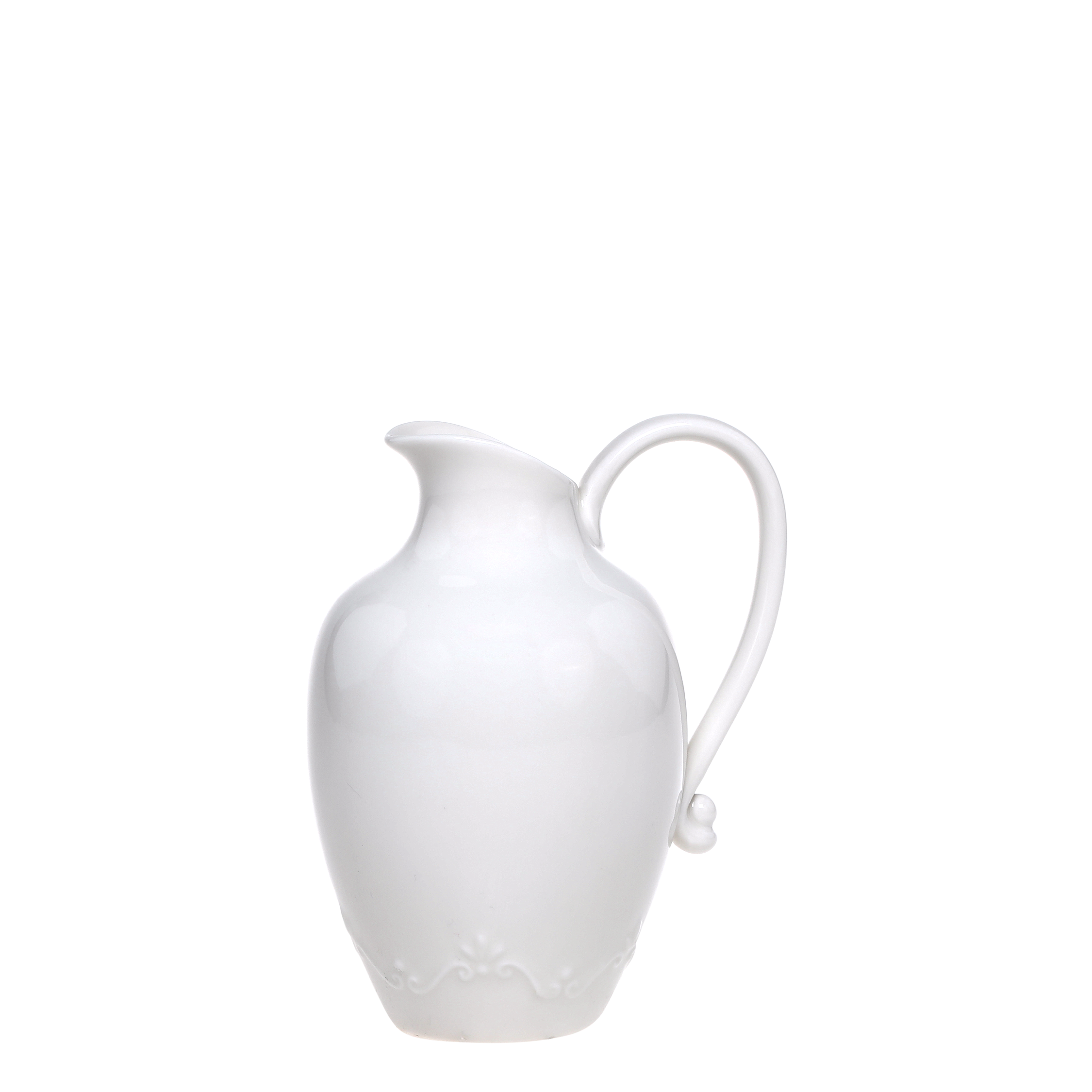 Provence Kanne aus Porzellan, 640 ml, weiß