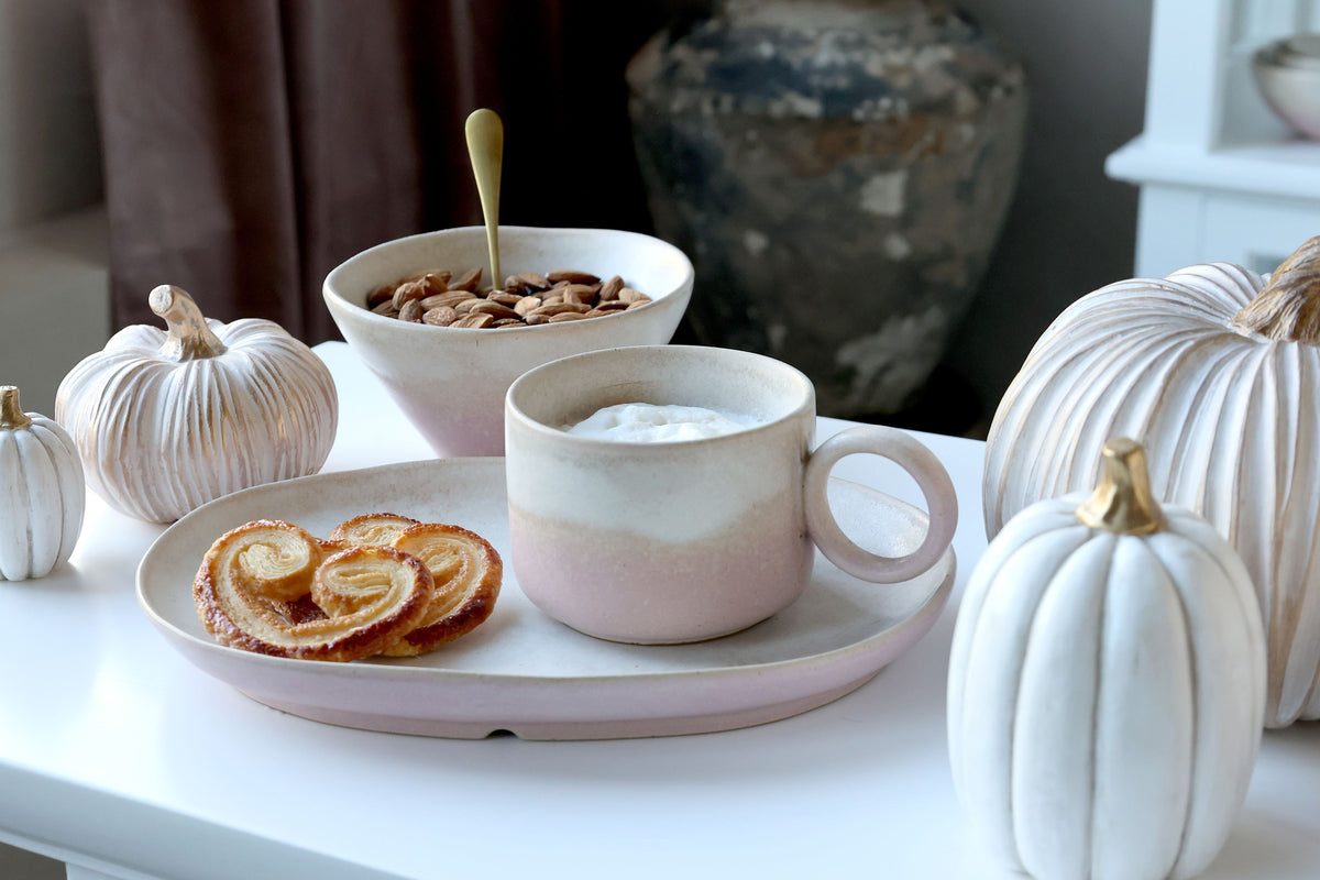 Valence Tasse in Staubig Rosa, 305 ml, Höhe 7,5 cm