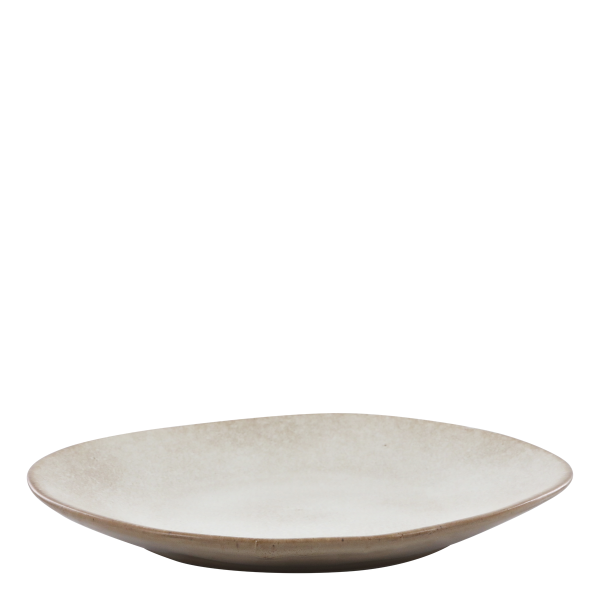 Valence Mittagsteller aus Porzellan, 27 cm, latte