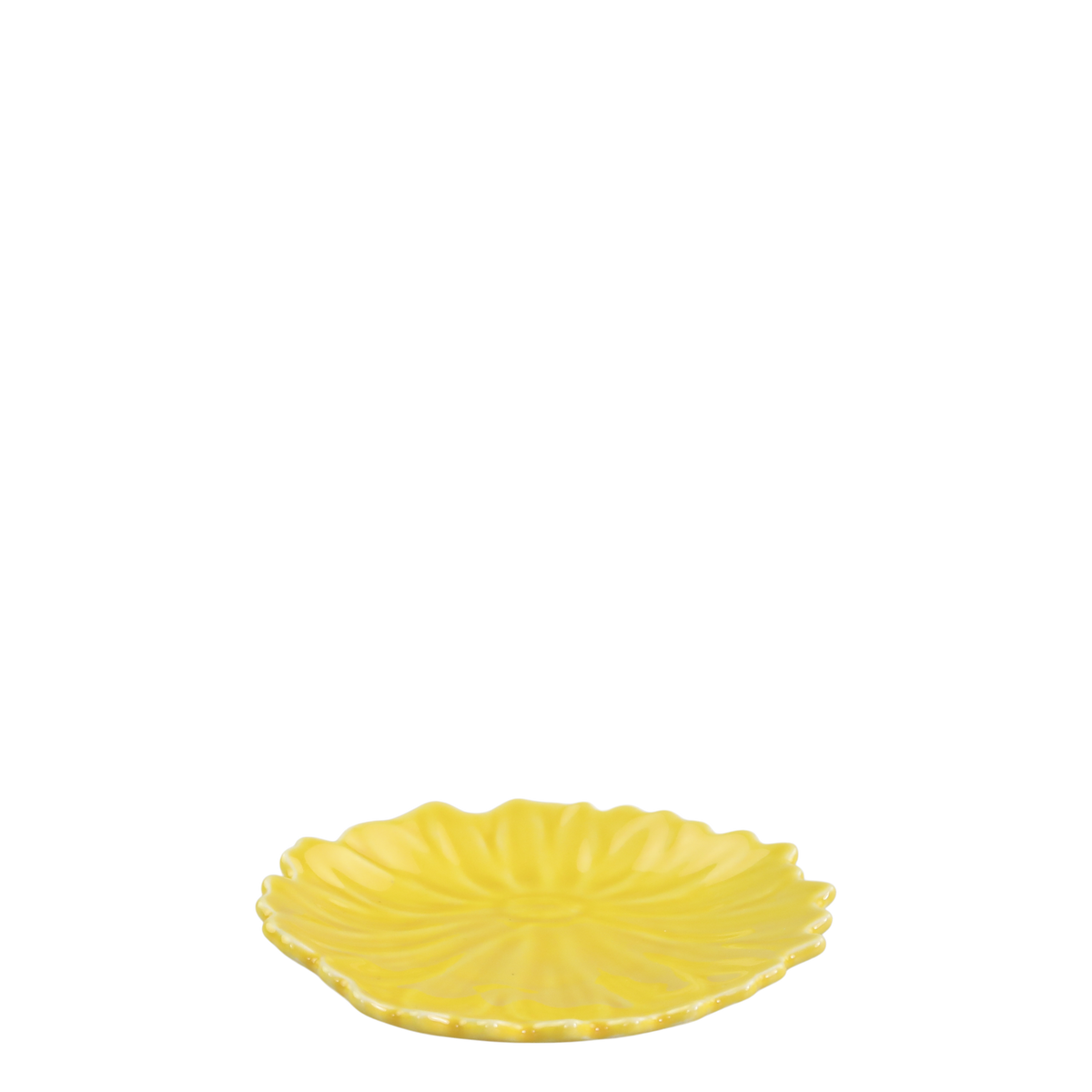 Deko Tablett Seerose aus Porzellan, 10 cm, Melon