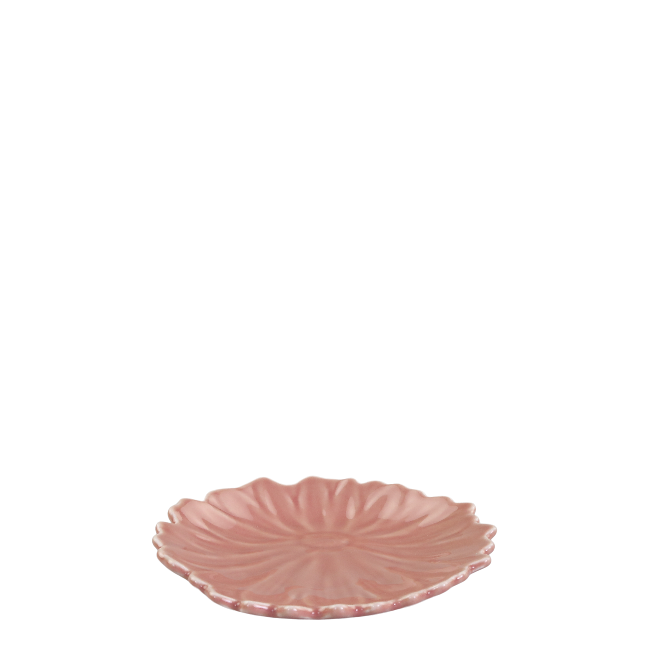 Tablett Seerose aus Porzellan, rosa, 10 cm Durchmesser