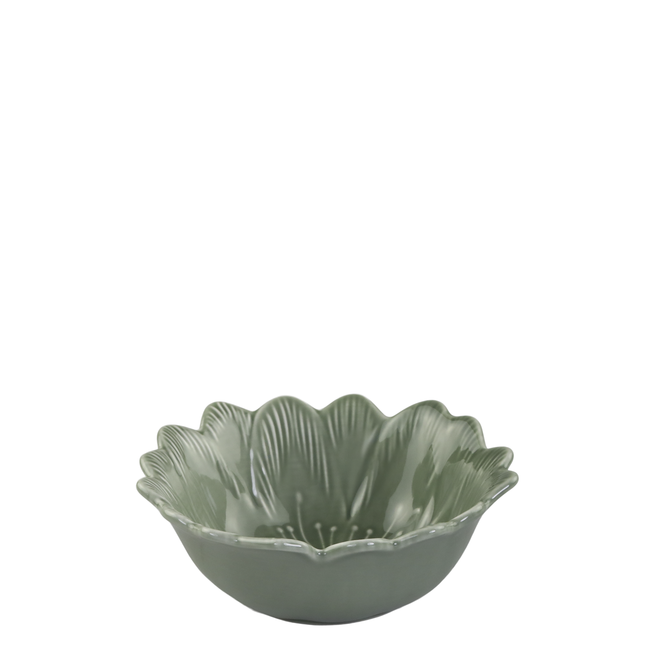 Porzellan Schüssel Blume 400 ml, 15 cm Durchmesser