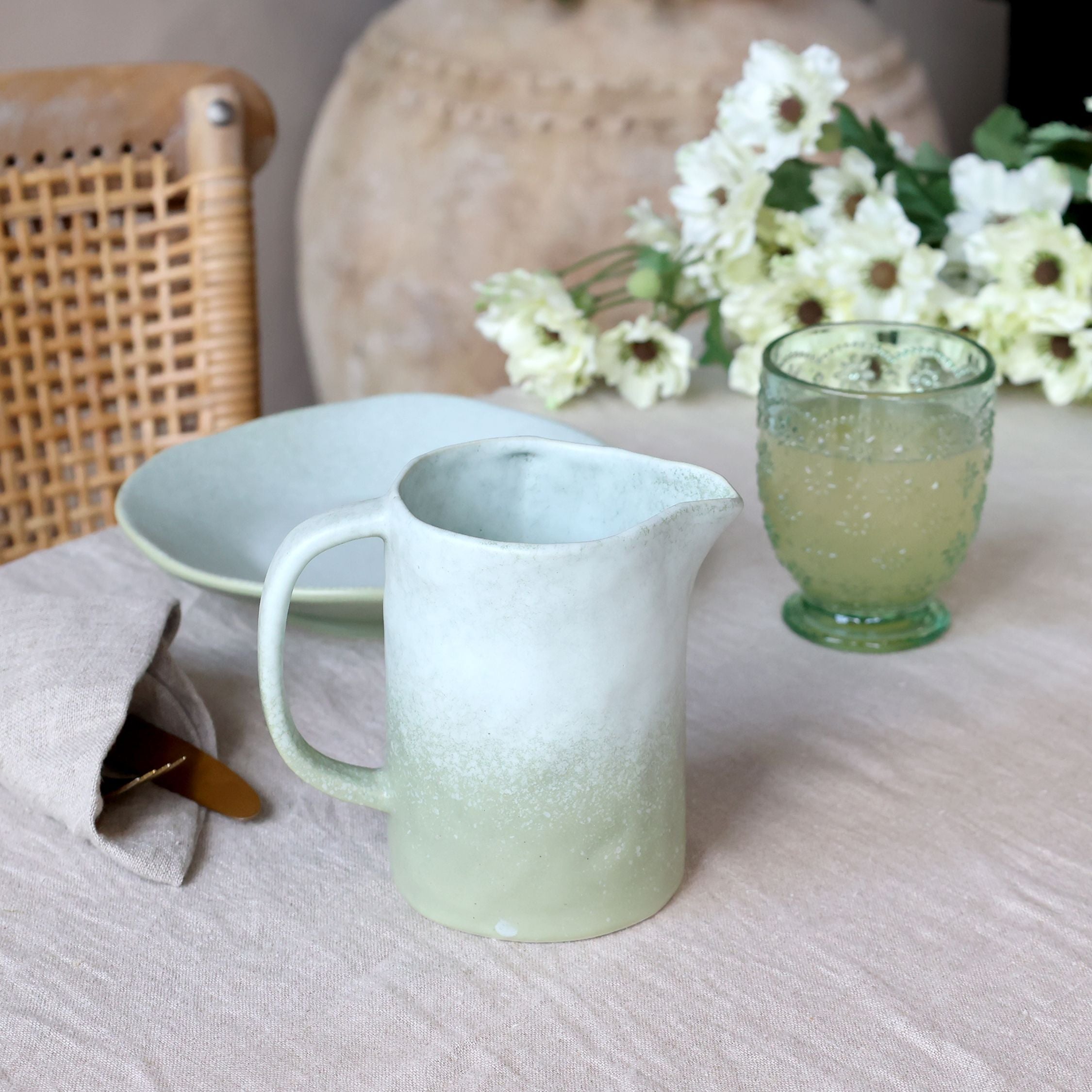 Valence Kanne aus Porzellan, 500 ml, cremeweiß