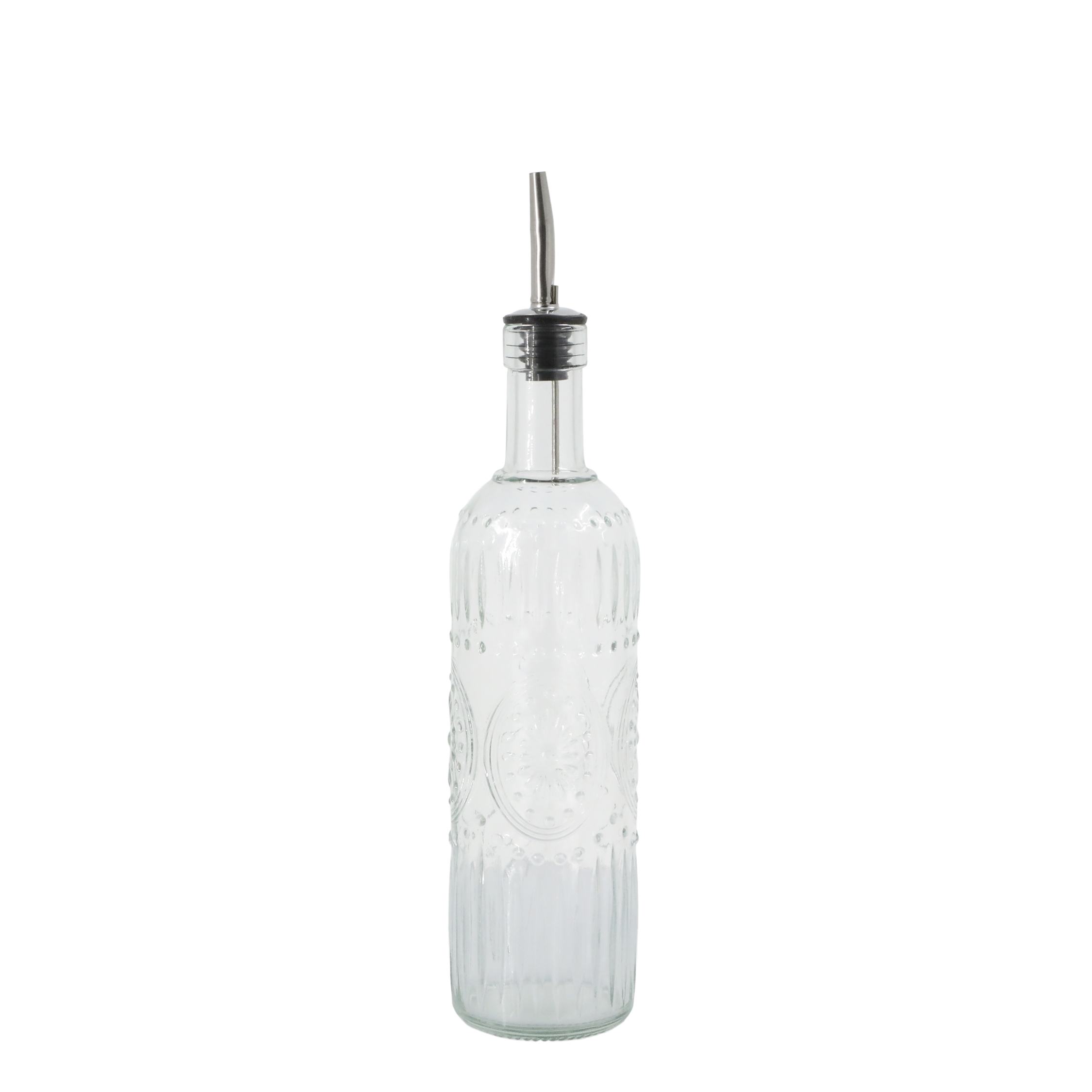 Flasche mit Weinausgießer 500 ml Glas klar