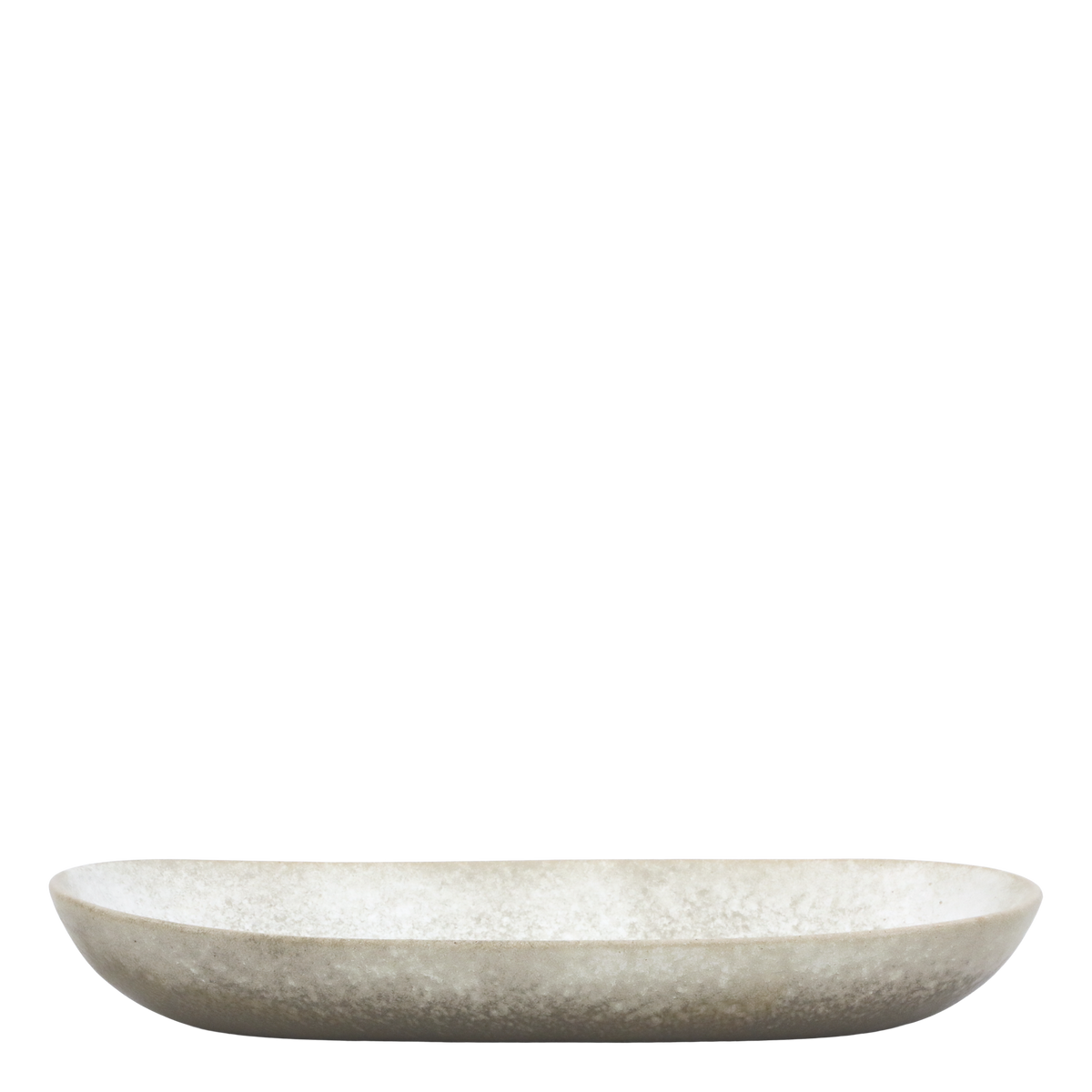 Valence Tablett aus Porzellan in Walnuss-Optik, 37 cm lang