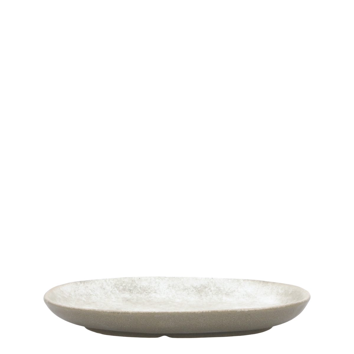 Valence Tablett aus Porzellan in Walnuss-Optik, 24 cm lang