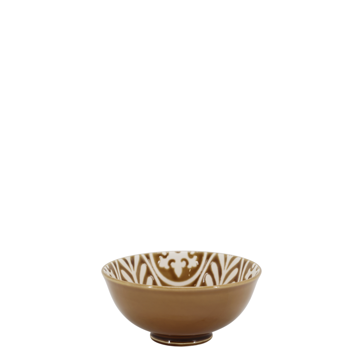 Arés Schüssel aus Porzellan, 12 cm, coffee