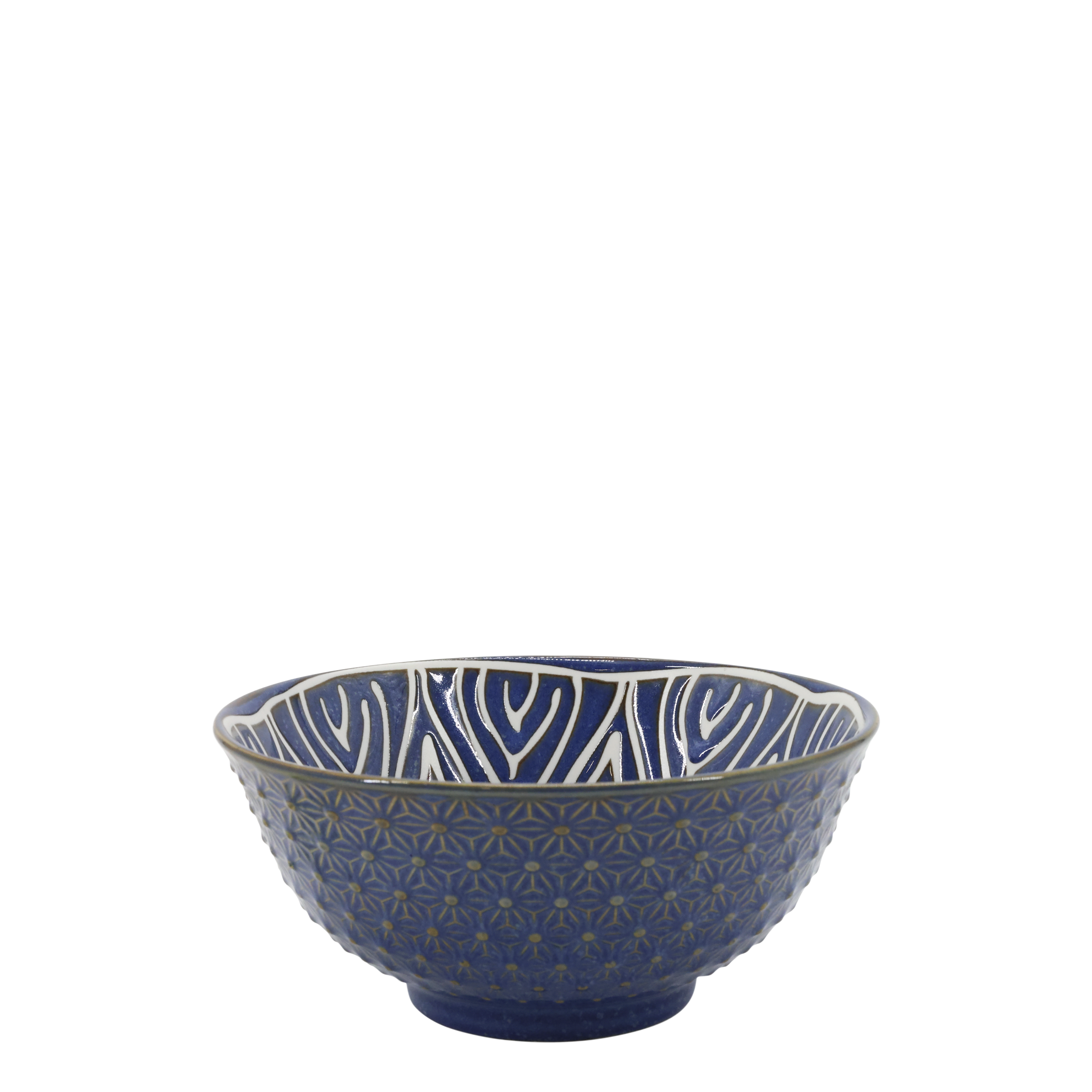 Arés Schüssel aus Porzellan, 500 ml, Indigo Blue