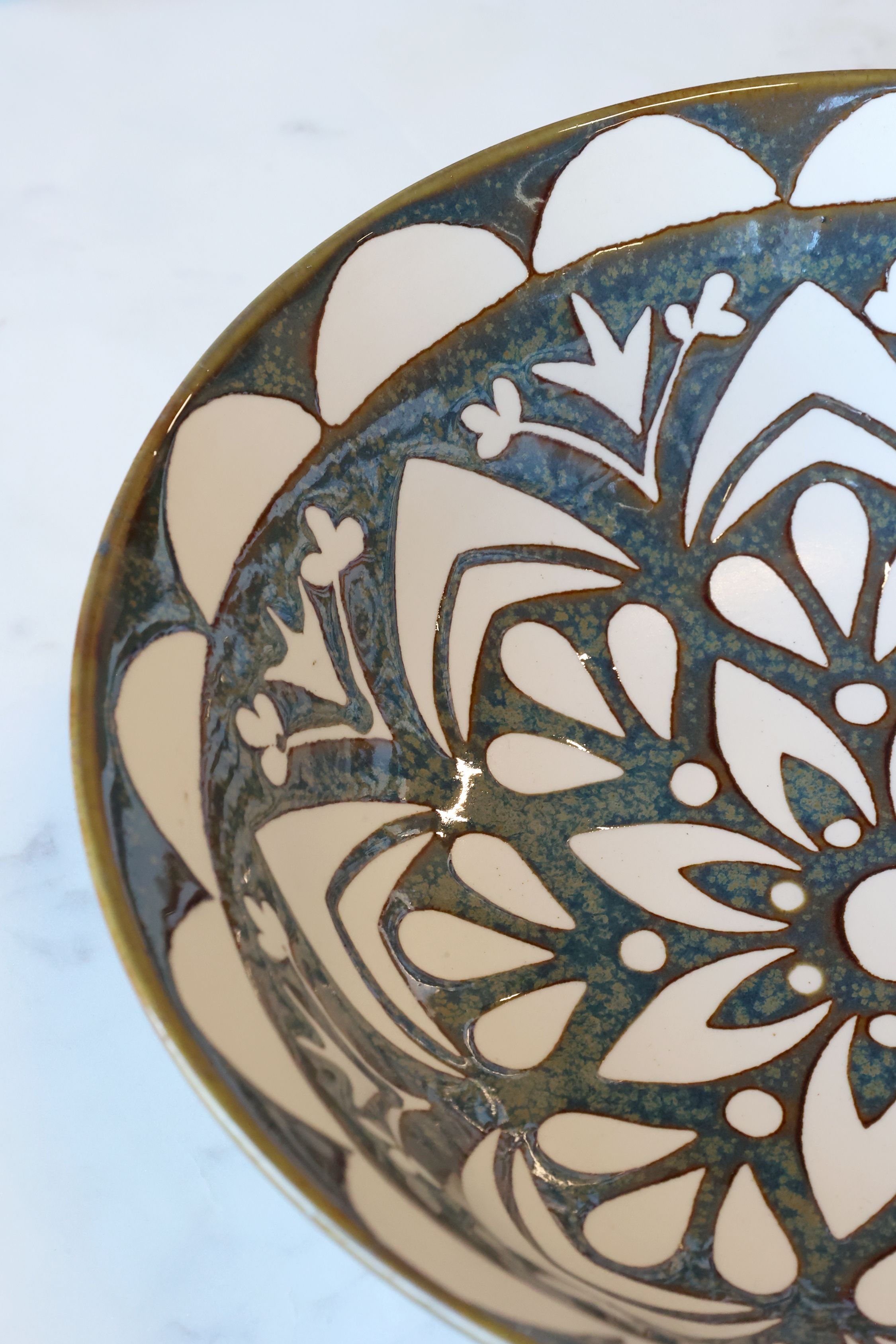 Arés Schüssel aus Porzellan, 21 cm Durchmesser, opal
