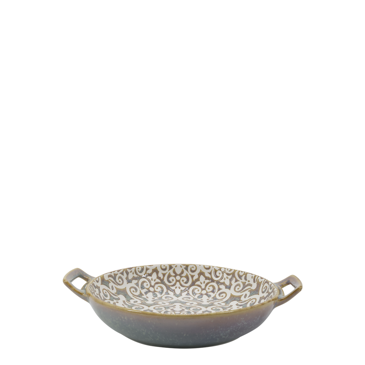 Ramekin mit Henkel, 18 cm, franz. grau