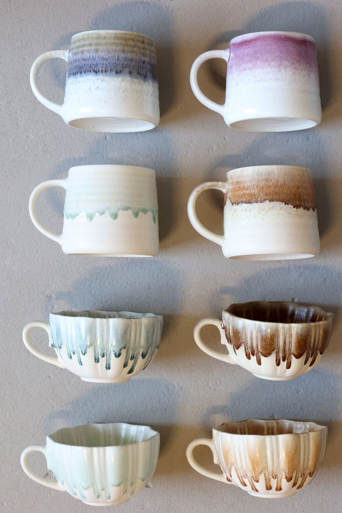 Becher mit Griff in Ocean – New Bone China Porzellan