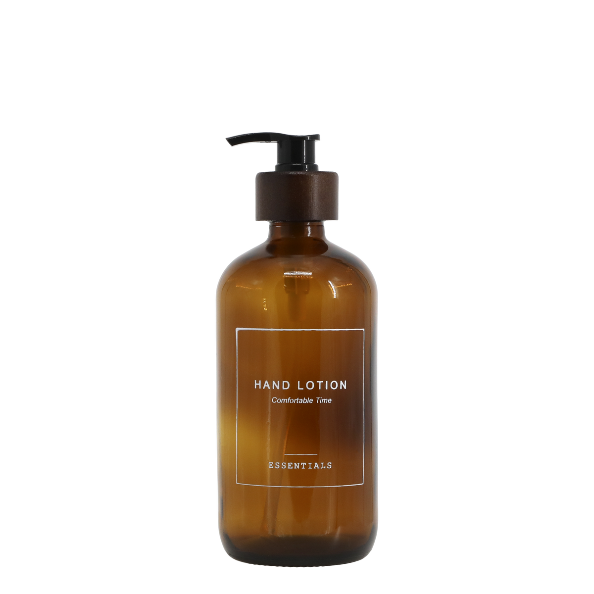 Spenderflasche mit Pumpe für Handlotion, 500 ml, Mokka