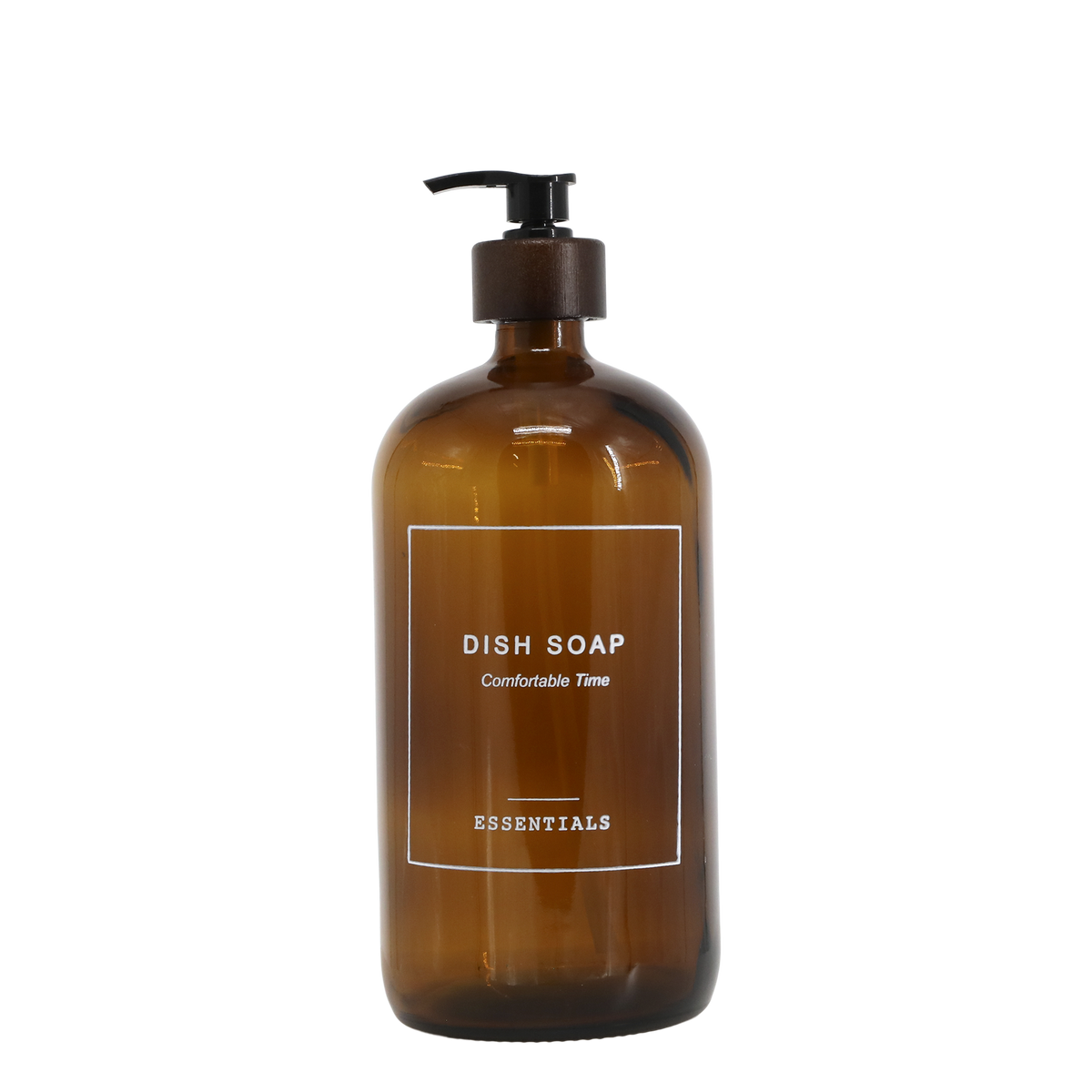 Spülmittelflasche mit Pumpe, 1000 ml, Mokka