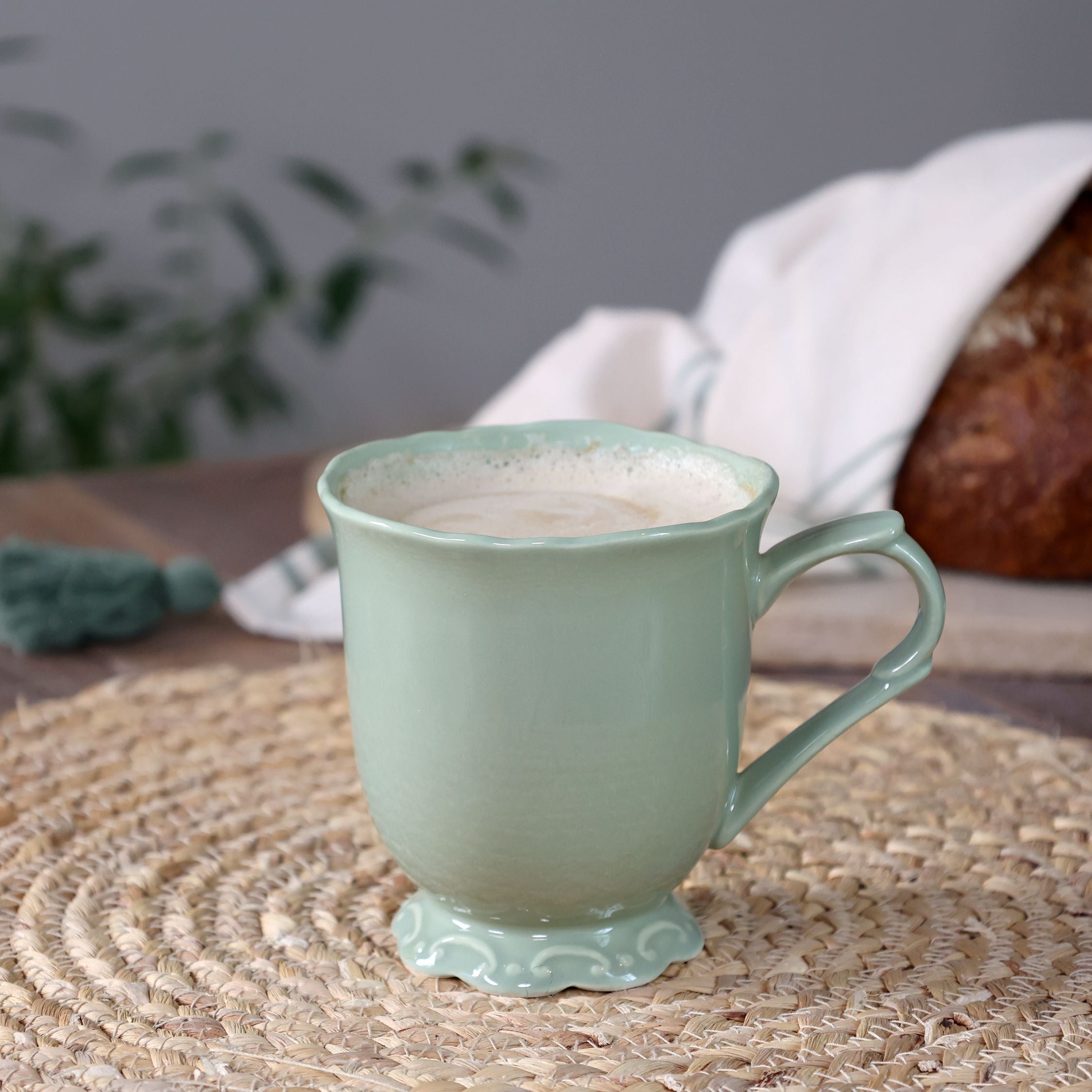 Provence Becher aus Porzellan, 30 cl, Höhe 10 cm
