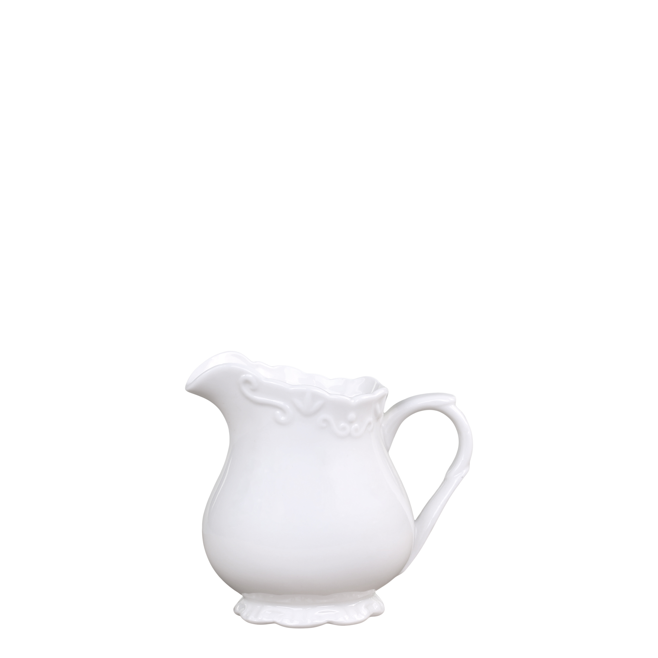 Provence Kanne aus Porzellan, 20 cl, weiß