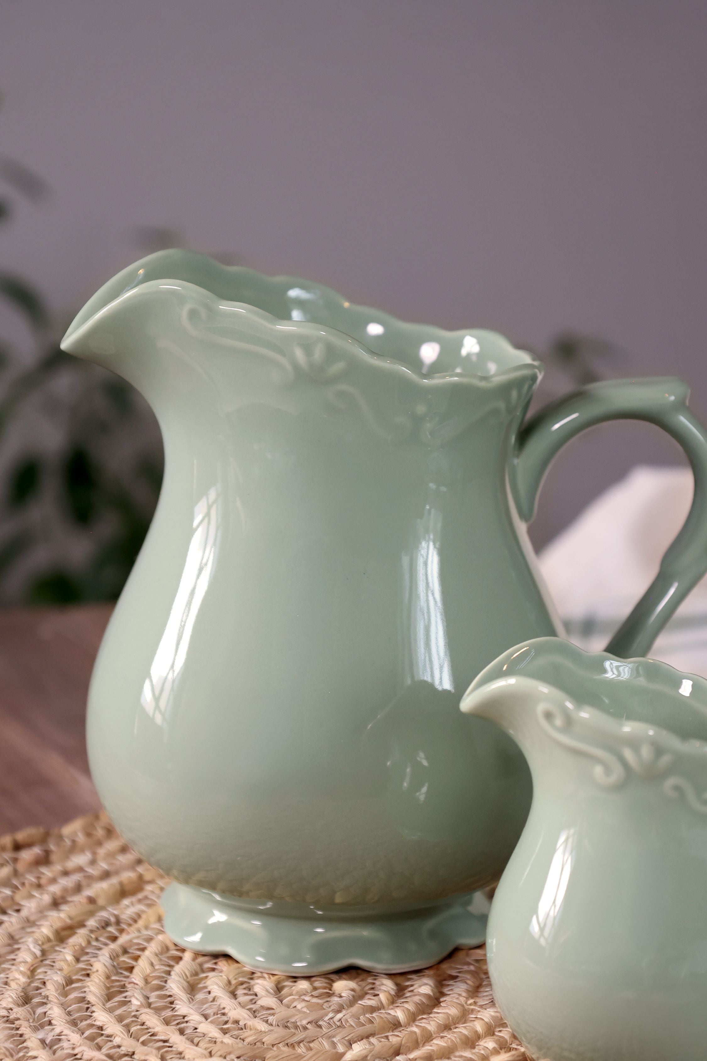 Provence Kanne aus Porzellan, 20 cl, Höhe 9 cm