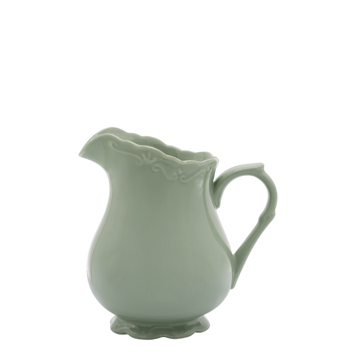 Provence Kanne aus Porzellan, 18 cm hoch, 110 cl