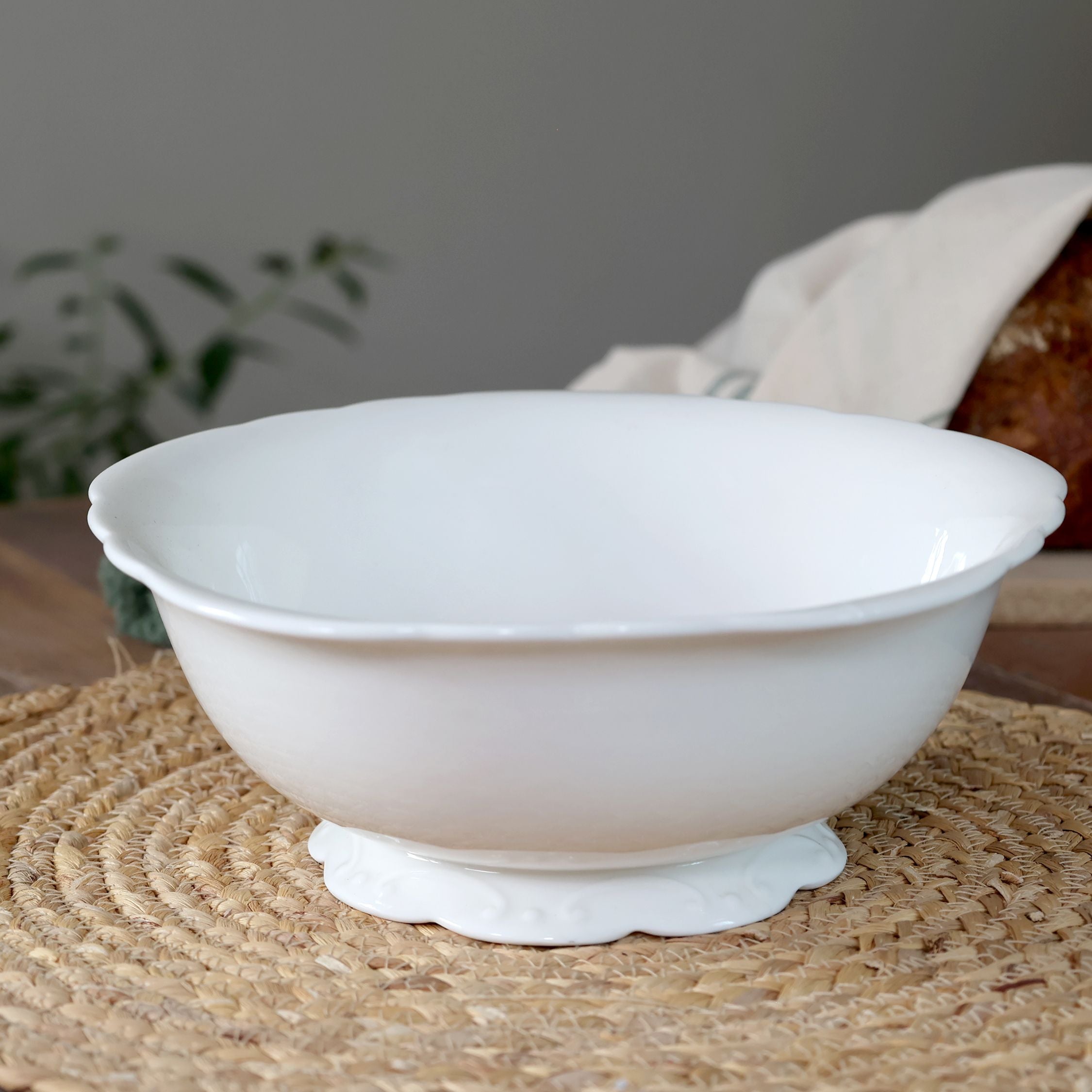 Provence Schüssel aus Porzellan, 25 cm Durchmesser