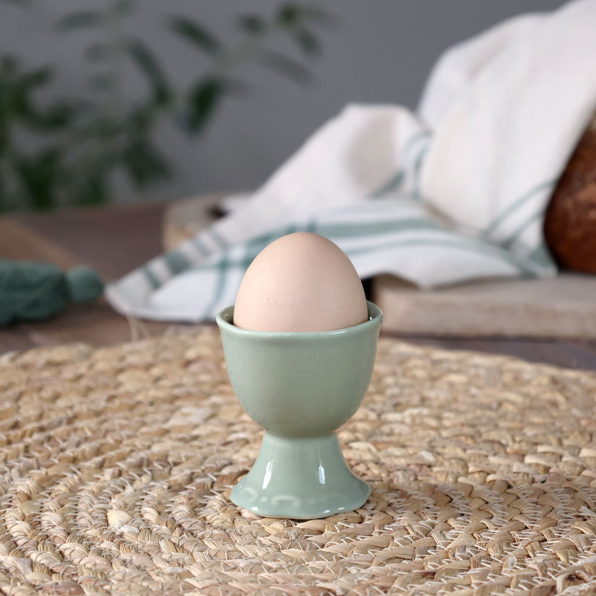Provence Eierbecher aus Porzellan, 6 cm hoch