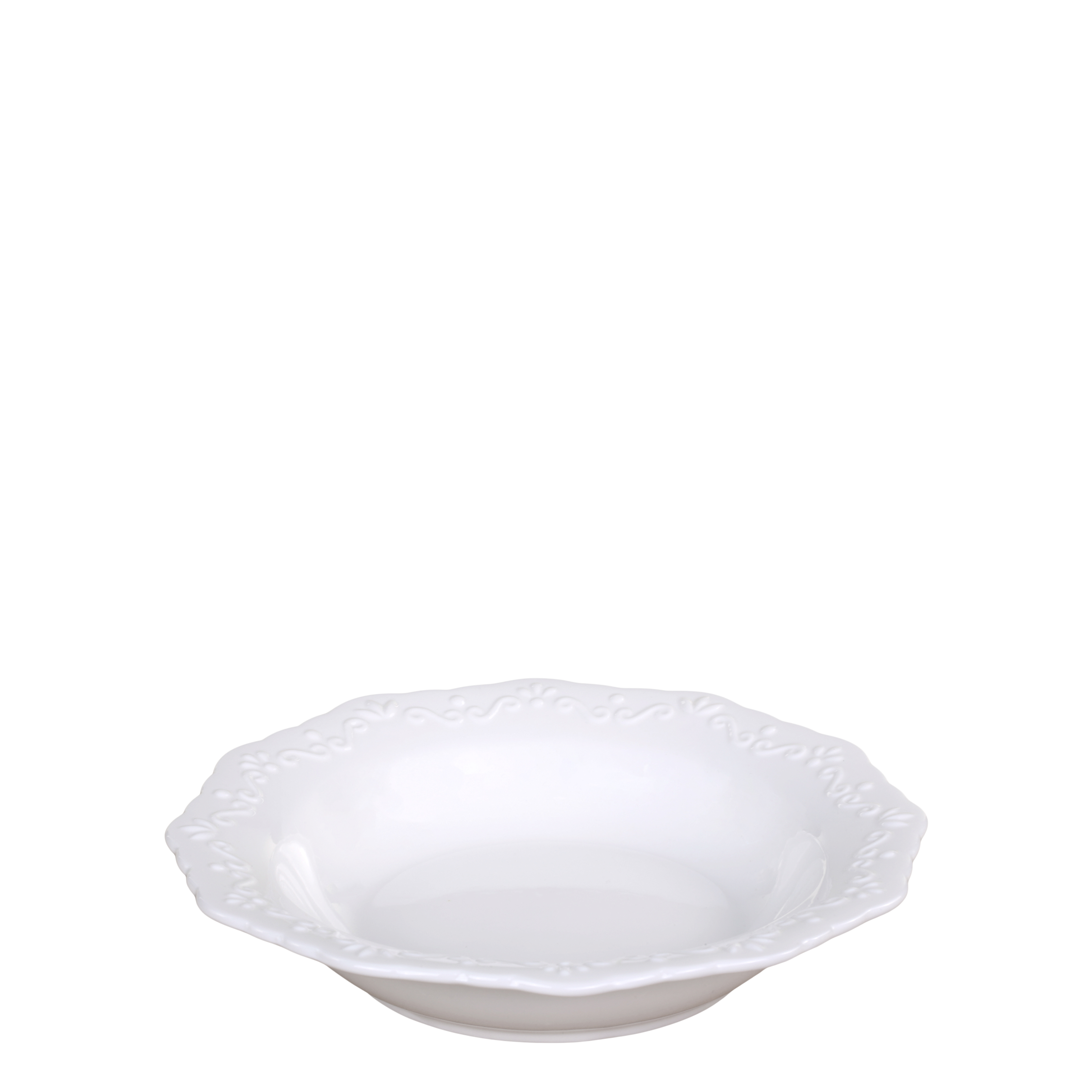 Provence Tiefer Teller 21 cm weiß