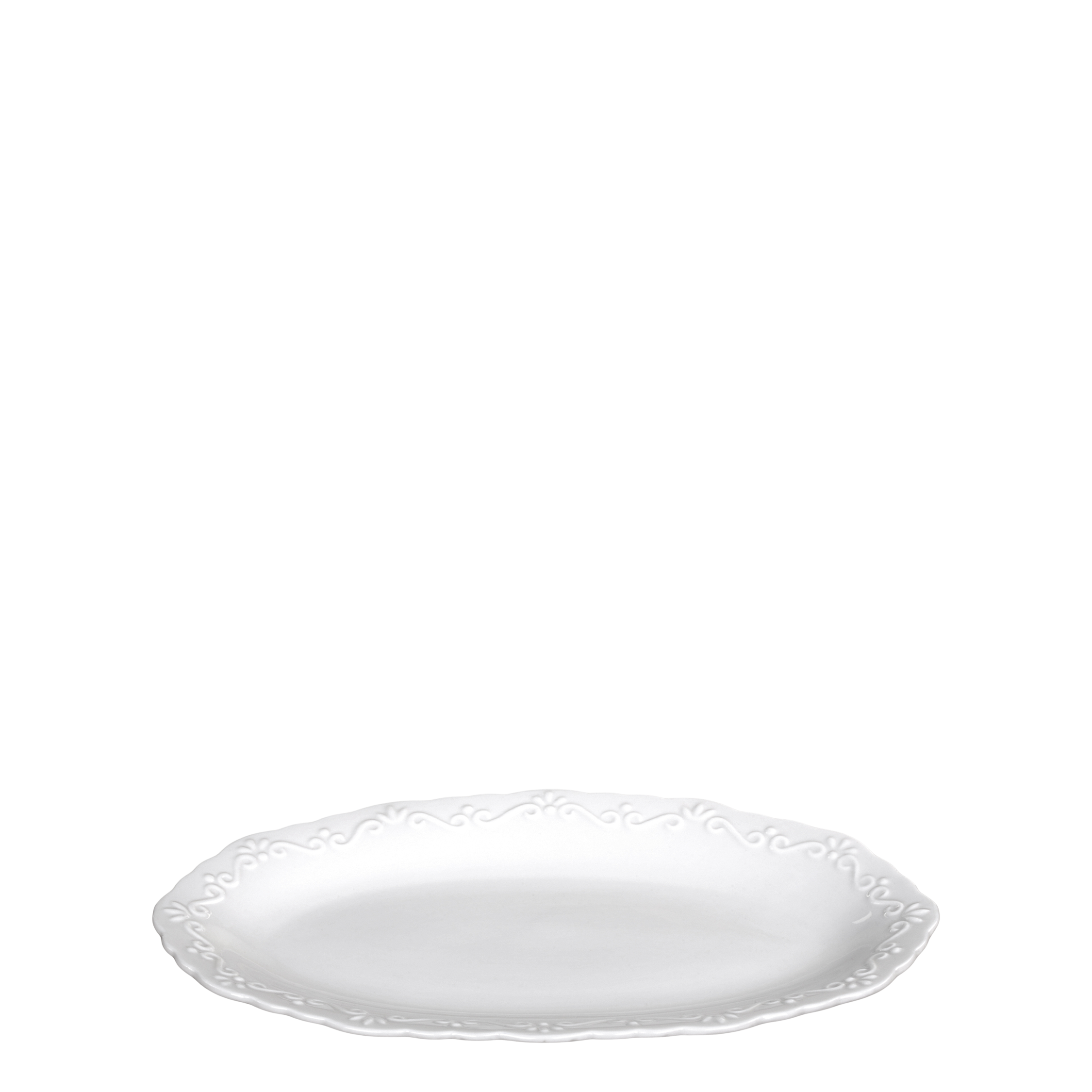 Provence Tablett oval aus Porzellan, 23 cm lang