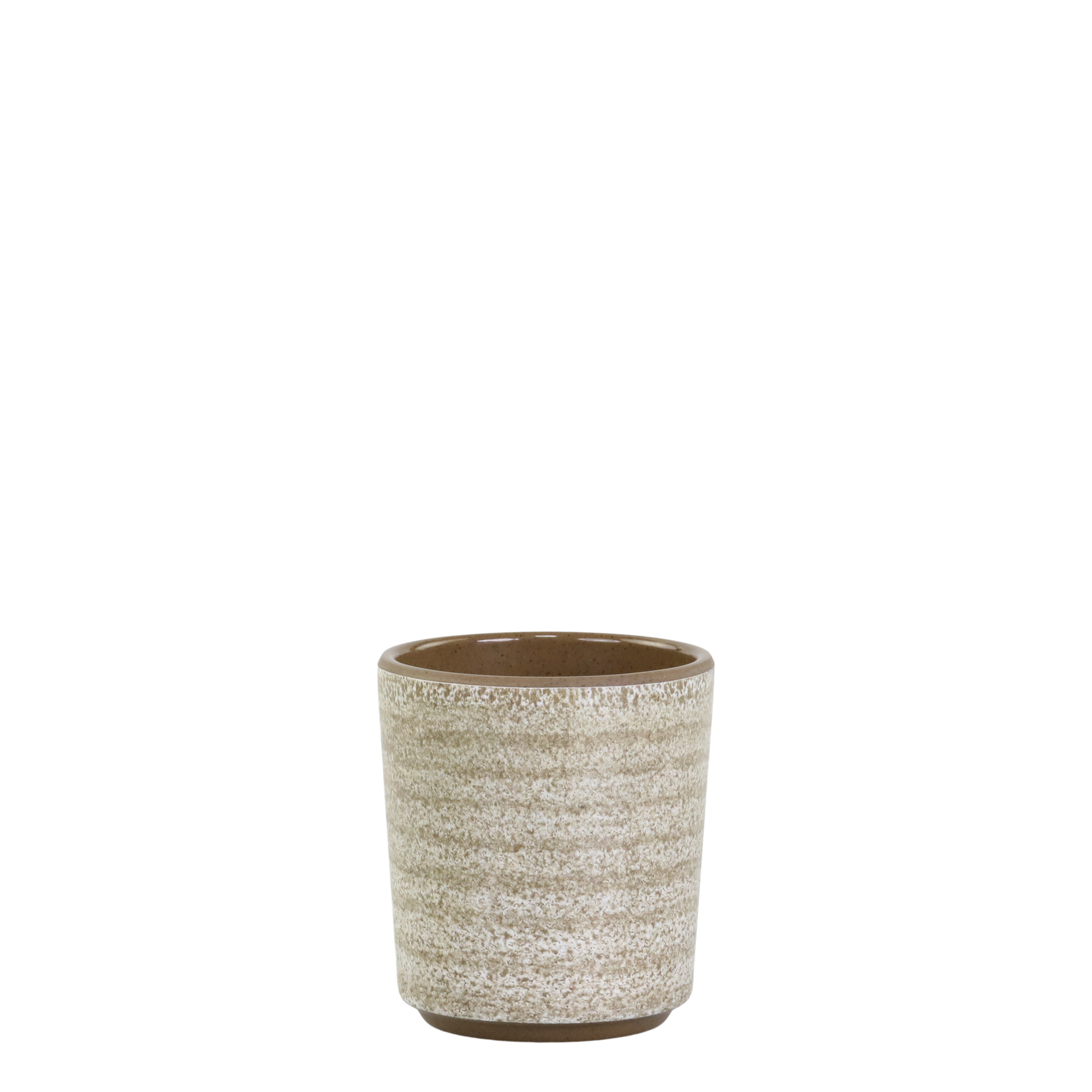 Cassis Becher aus Melamin in Latte, 8 cm hoch