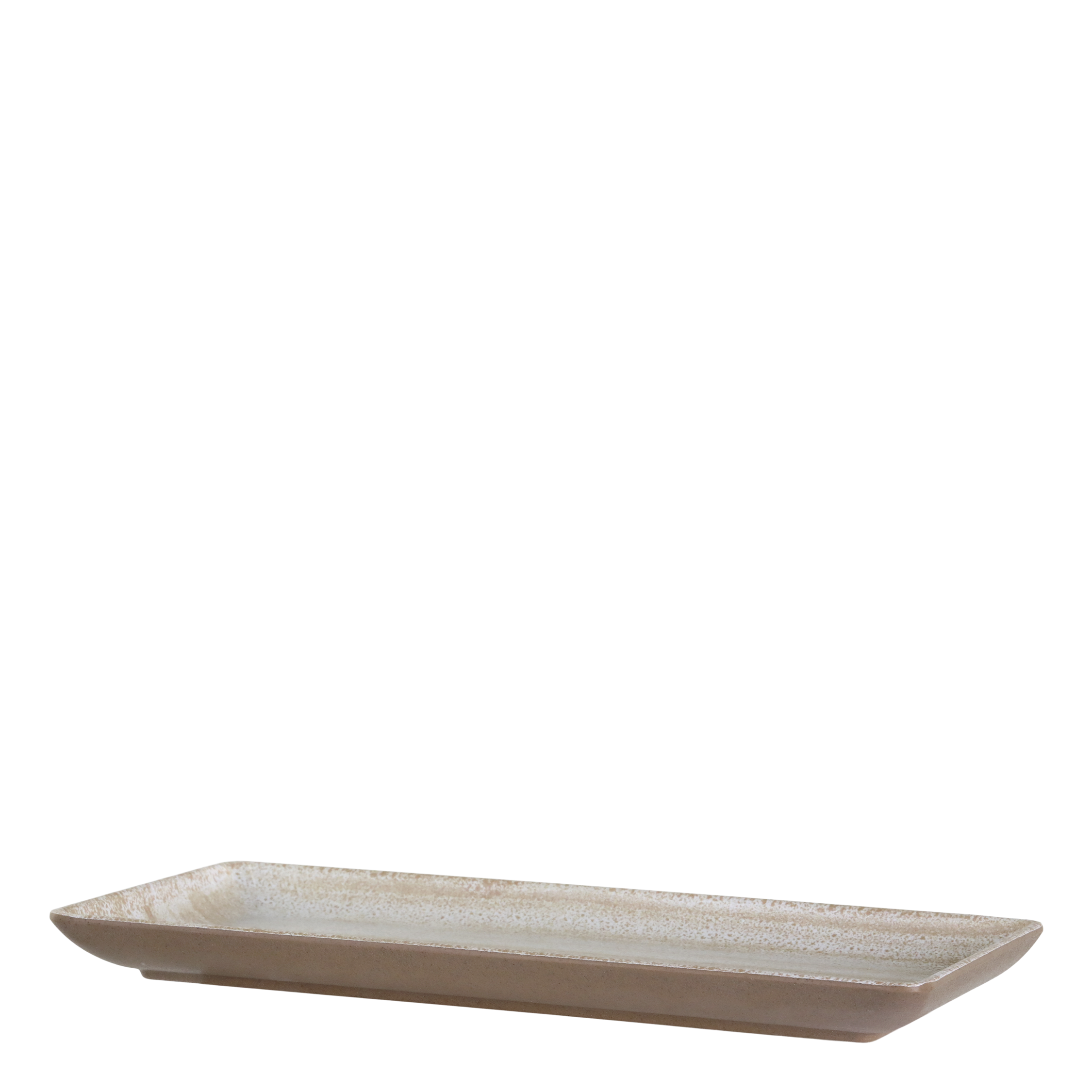 Cassis Tablett aus Melamin in Latte – 28 cm lang