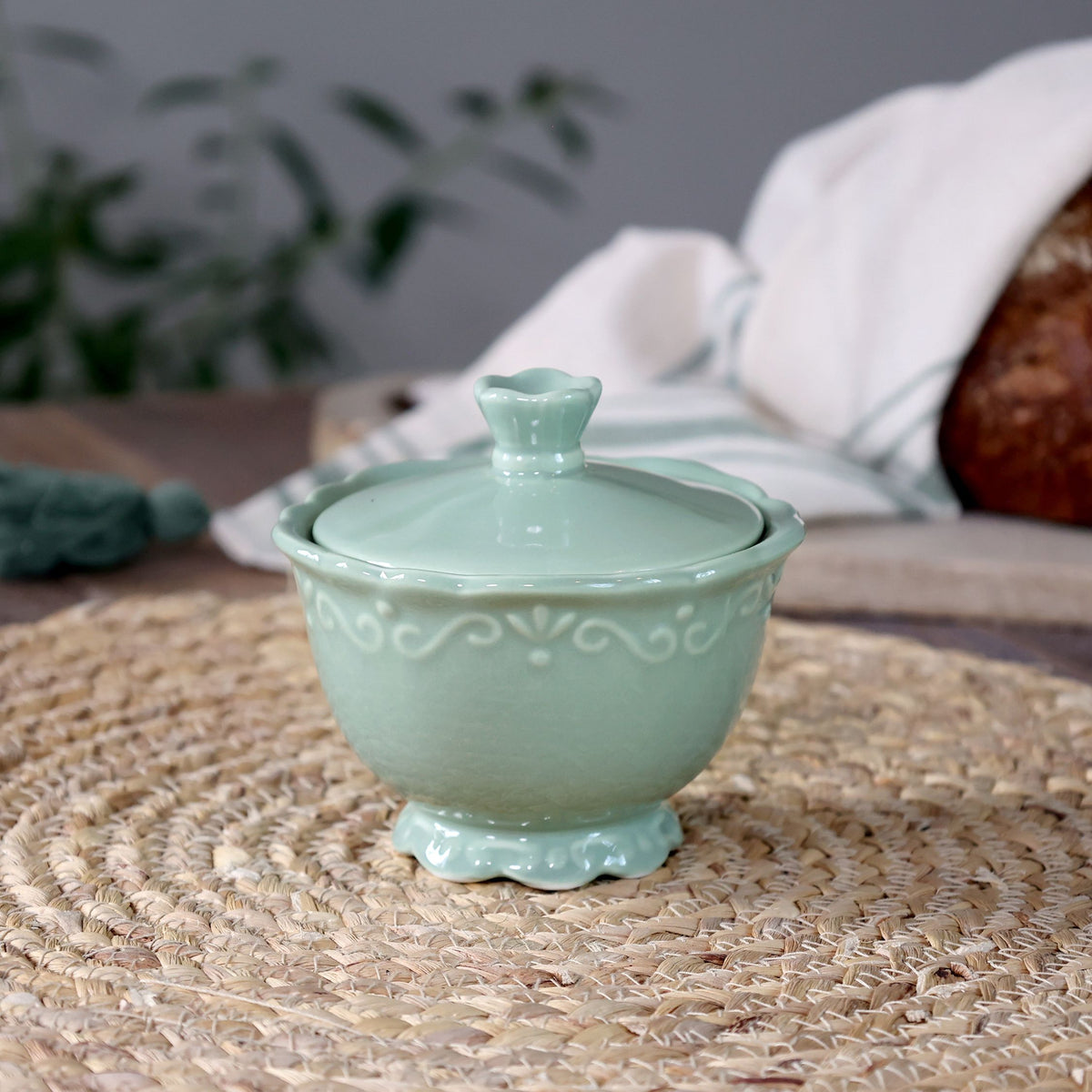 Deko-Schale Provence aus Porzellan, 10 cm Durchmesser
