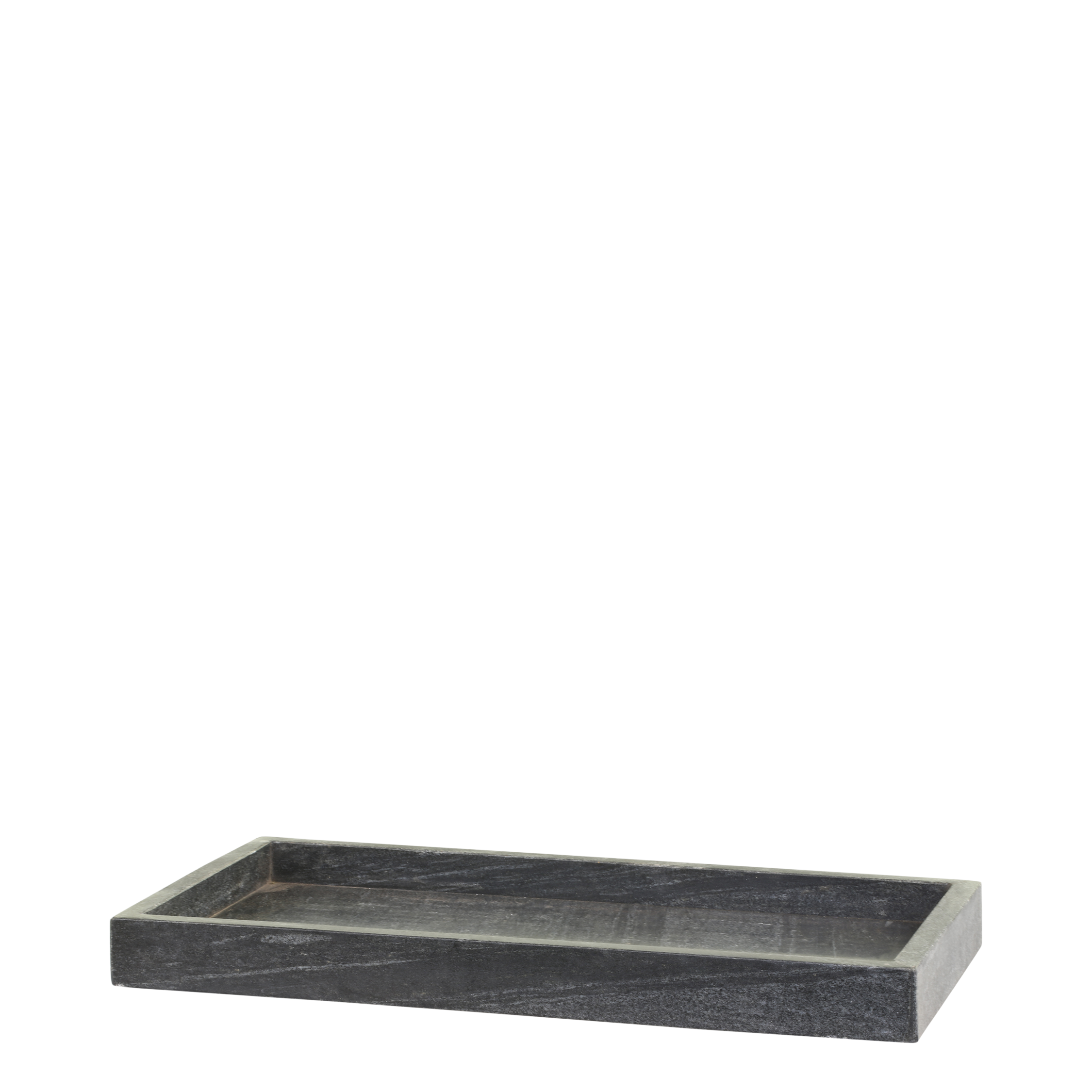 Marmor Tablett Morlaix in Kohle – 45 cm lang