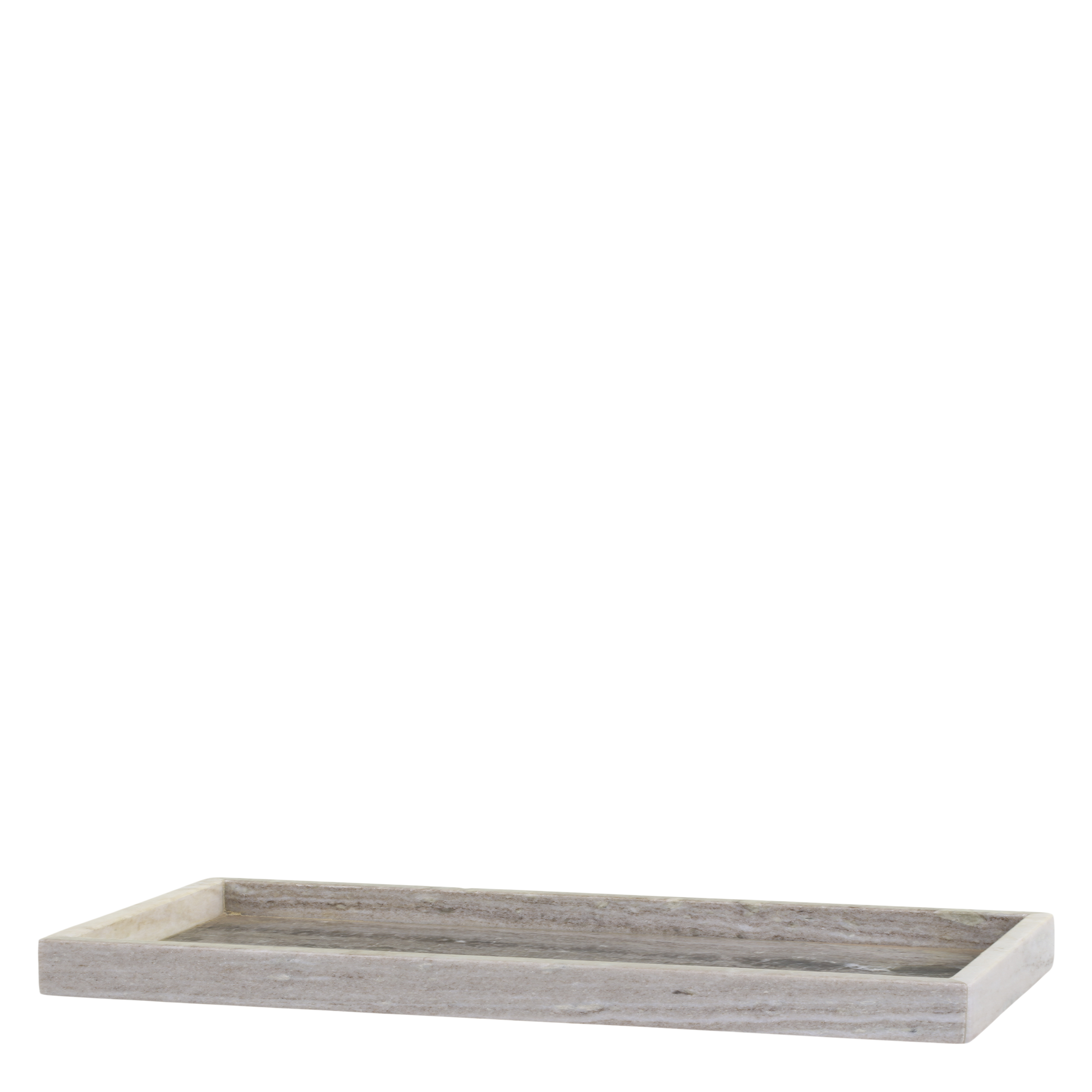 Marmor Tablett Morlaix – 60 cm lang, Creme
