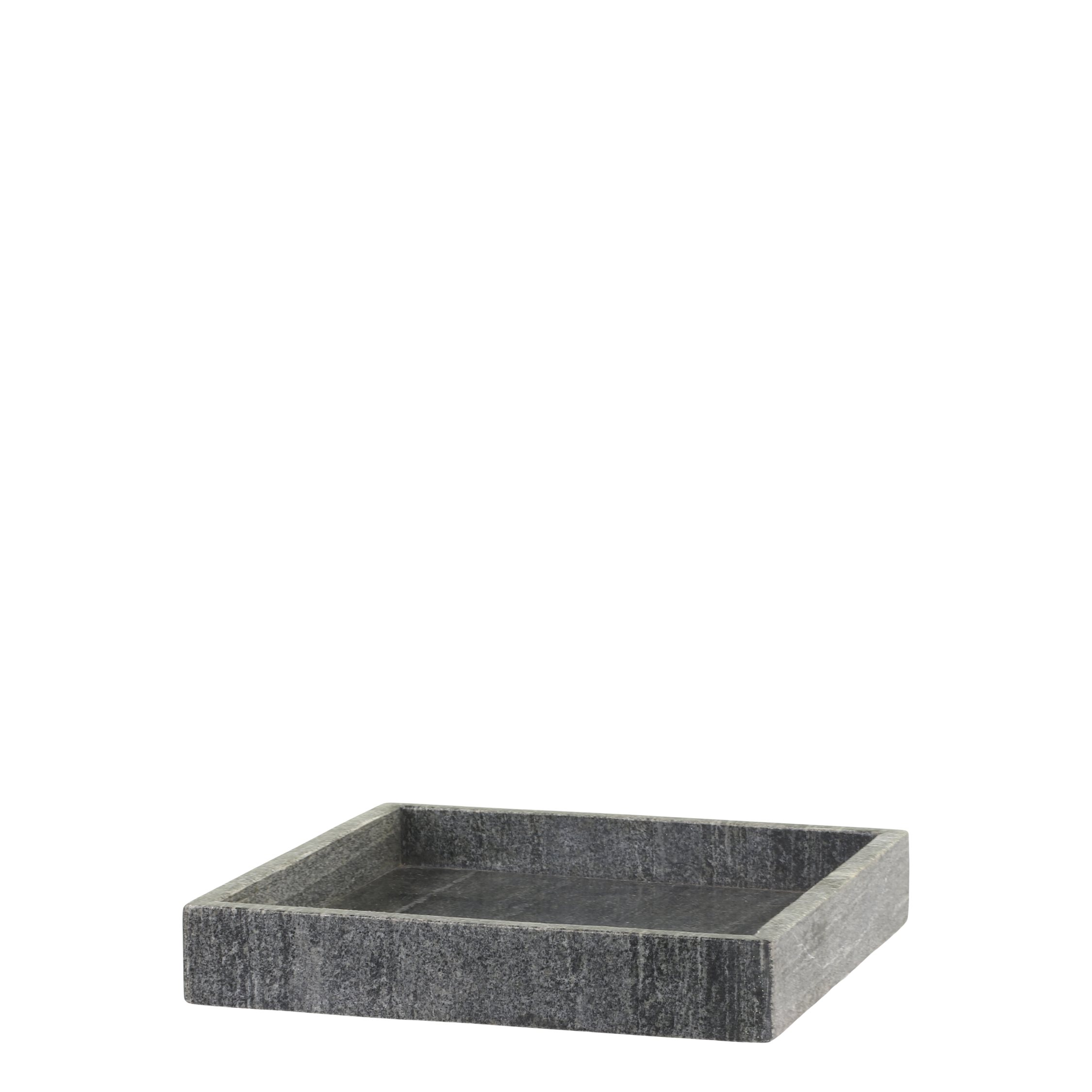 Marmor Tablett Morlaix in Kohle – 25 cm