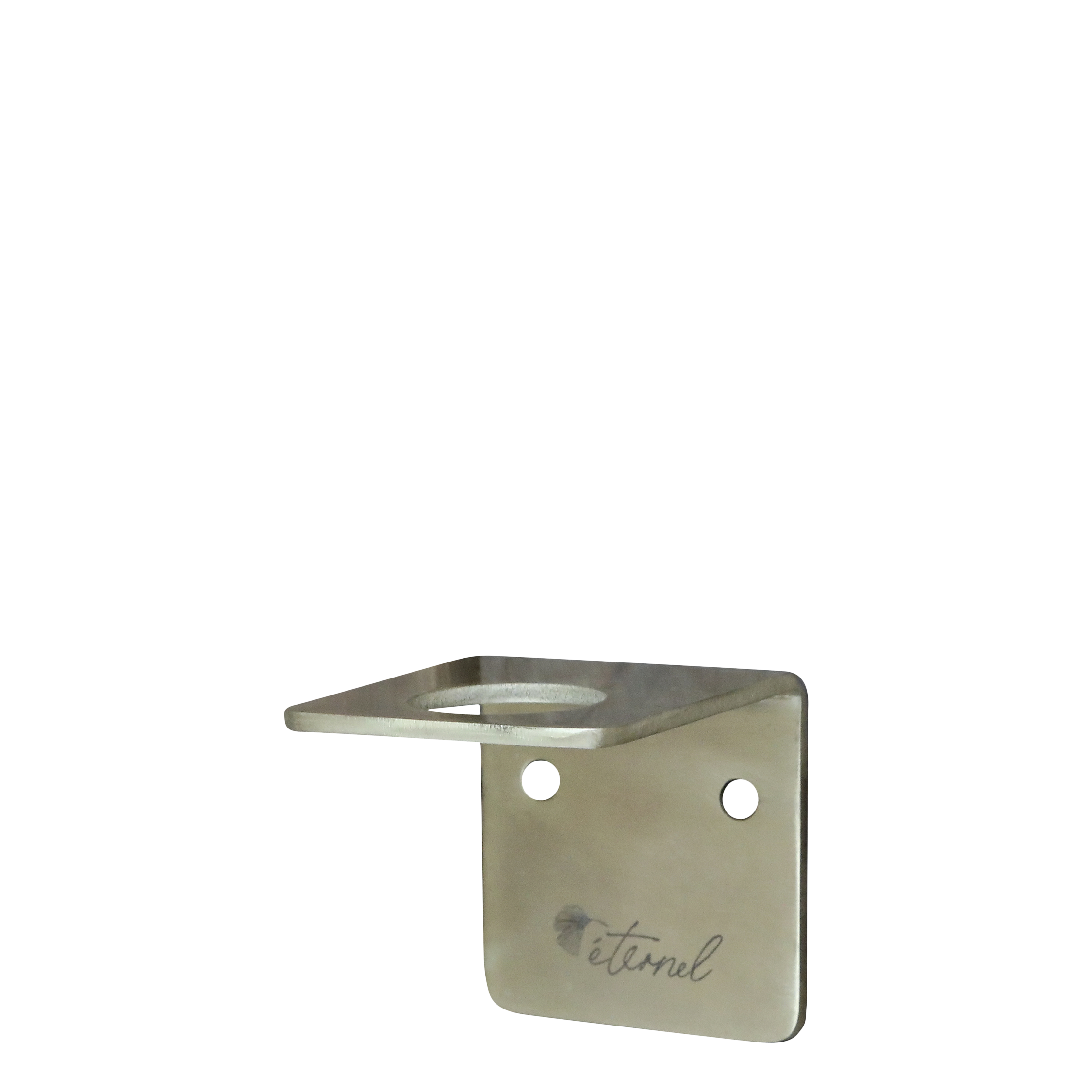 Wandregal für Dispenser, Messing, 7 cm breit