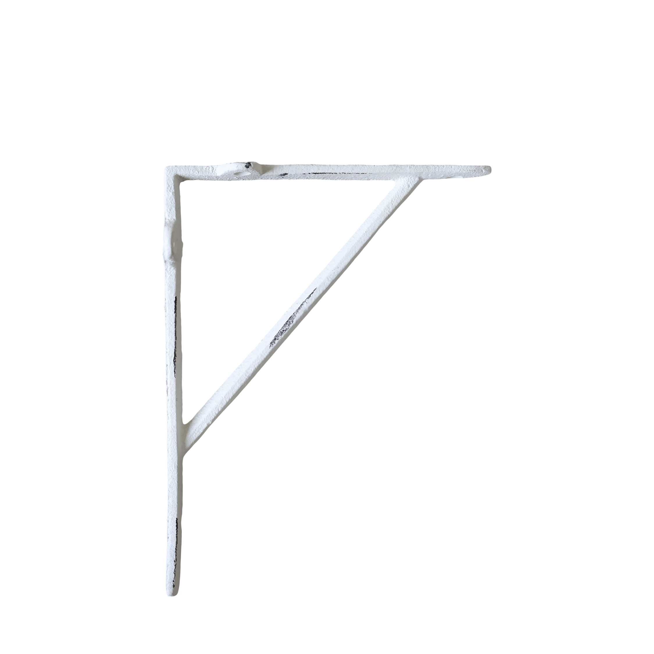 Regalträger aus Eisen, 23 cm breit, antique creme