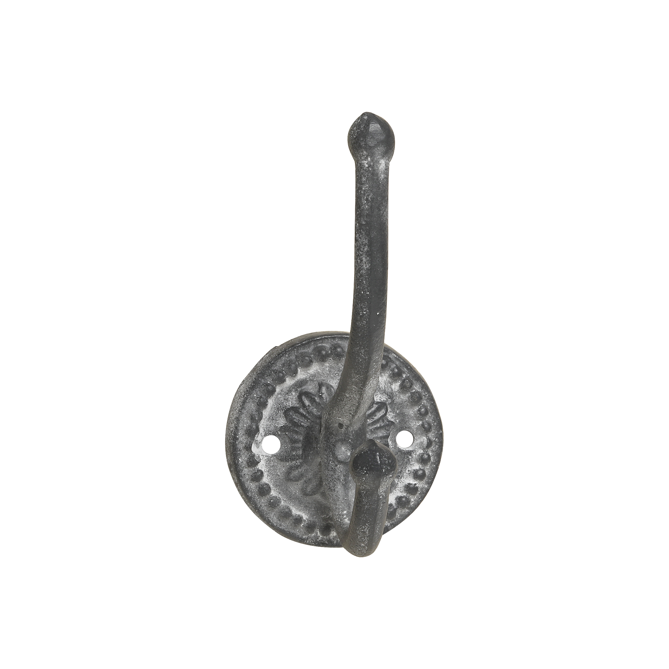 Gusseisen-Haken antique zink 13 cm hoch