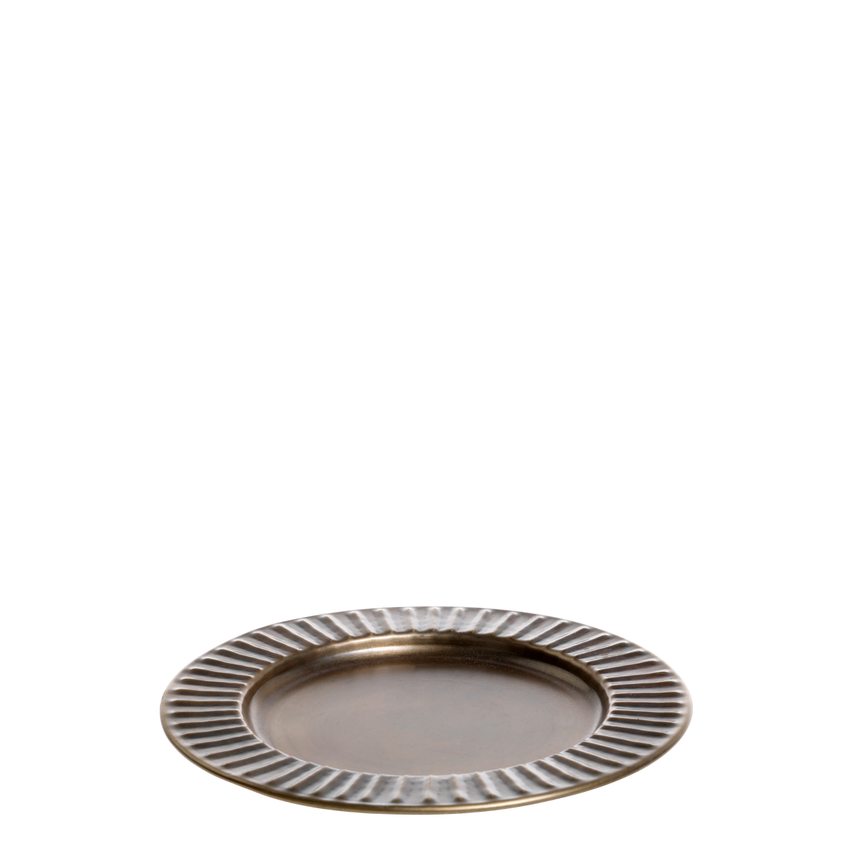 Tablett als Aufsatz mit geriffelter Kante, 20 cm Durchmesser