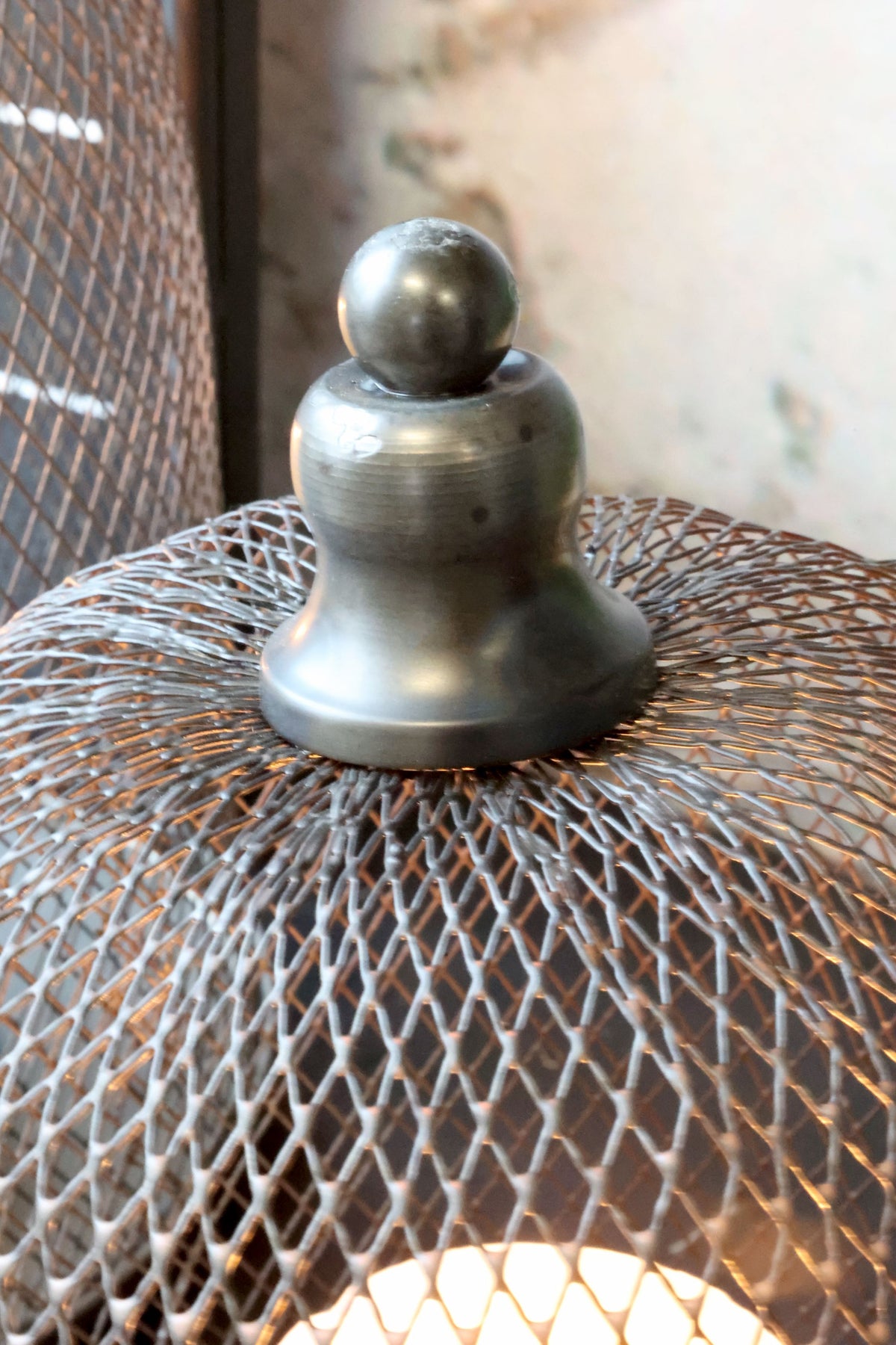 Dekoration: Eisen Glocke Set mit 2 Glocken, 33 cm hoch