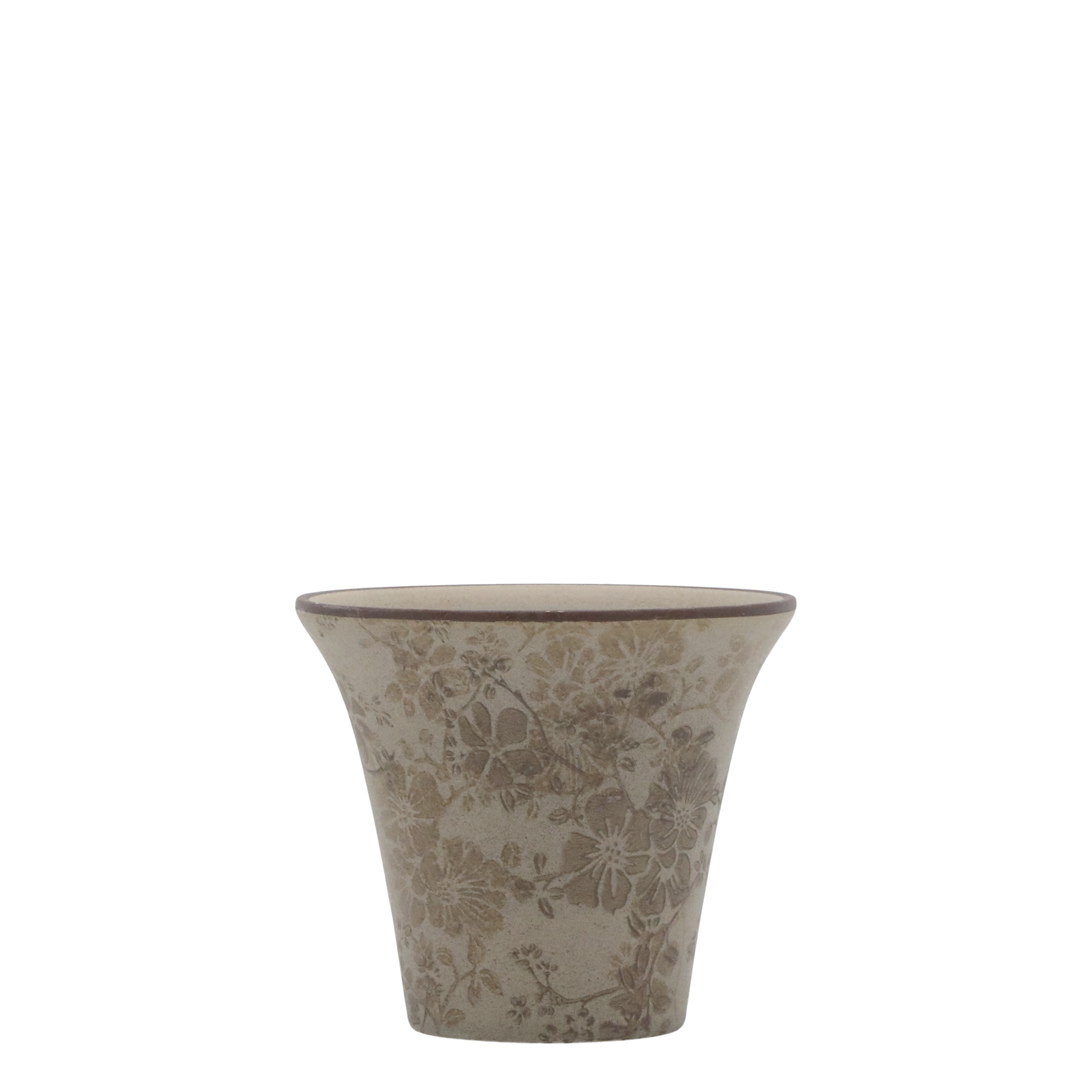 Melun Planter H10.5/D12 cm latte