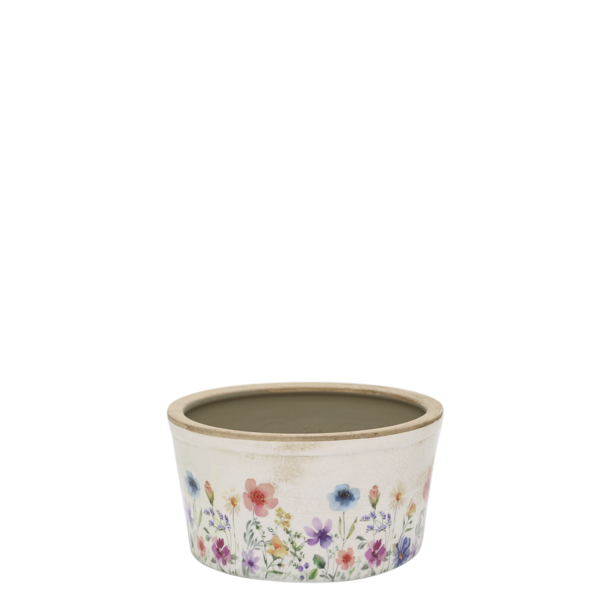 Übertopf für Blumen aus Keramik, Fleurville, 16,5 cm