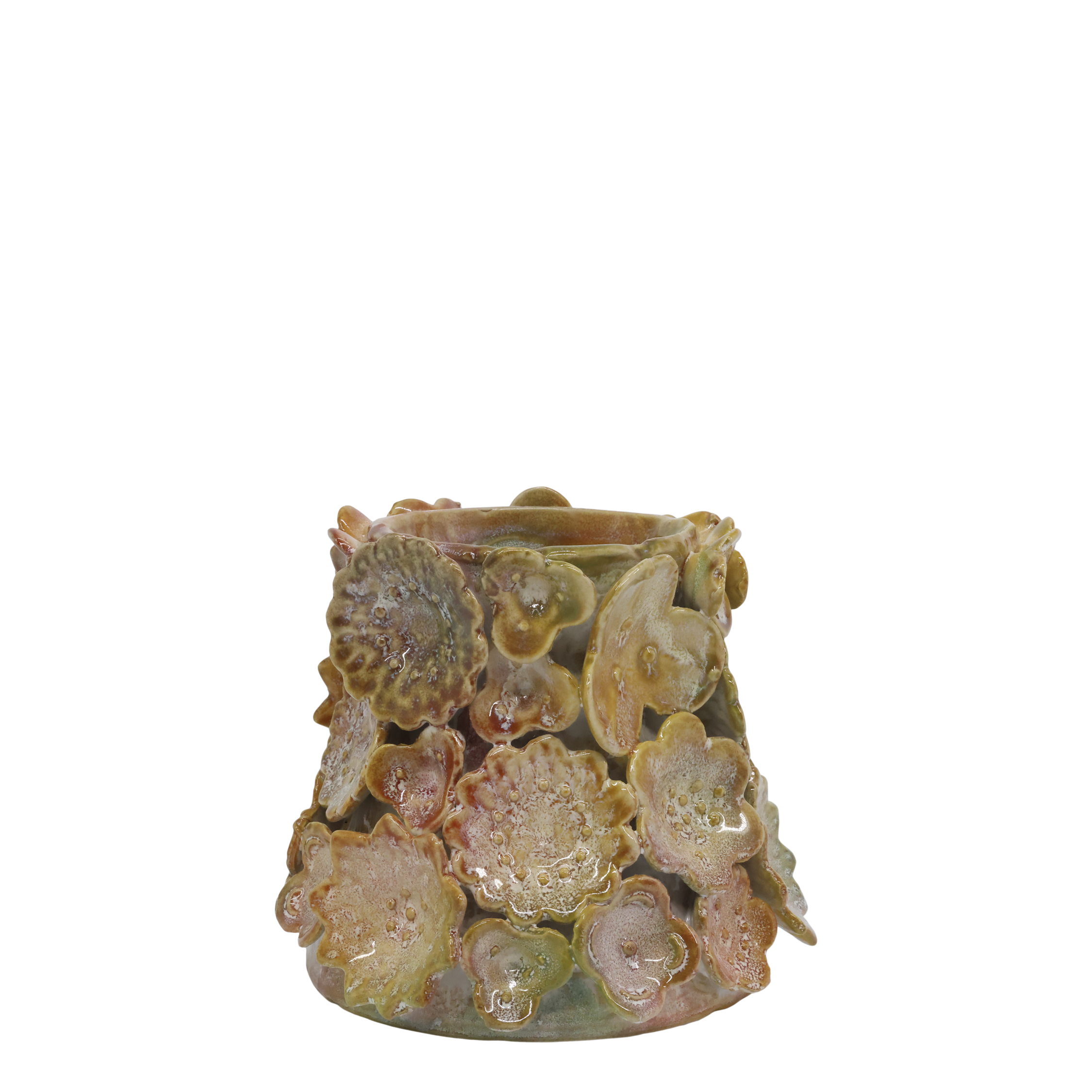 Deko Vase Wüstenrose Steingut 13 cm hoch