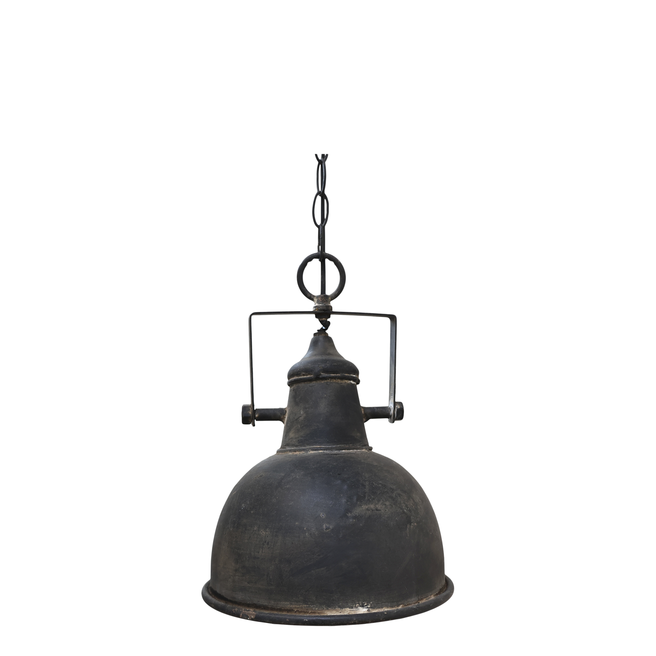 Factory Lampe antik schwarz, 26 cm hoch, E27