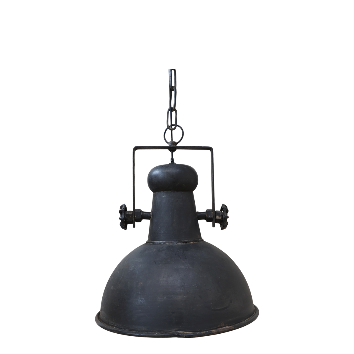 Factory Lampe antique schwarz, 40 cm hoch, E27