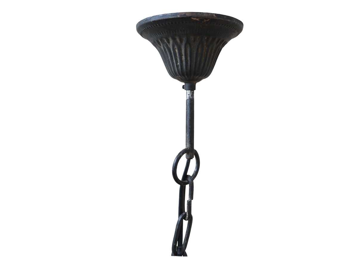 Factory Lampe antique schwarz, 40 cm hoch, E27
