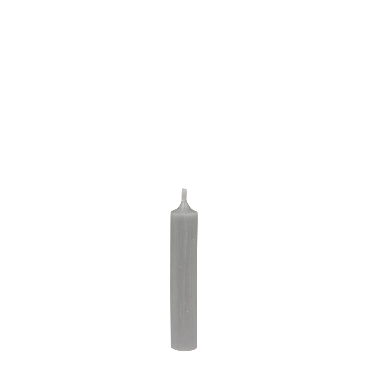 Mini Stabkerzen grau, 11 cm hoch, 2 cm Durchmesser