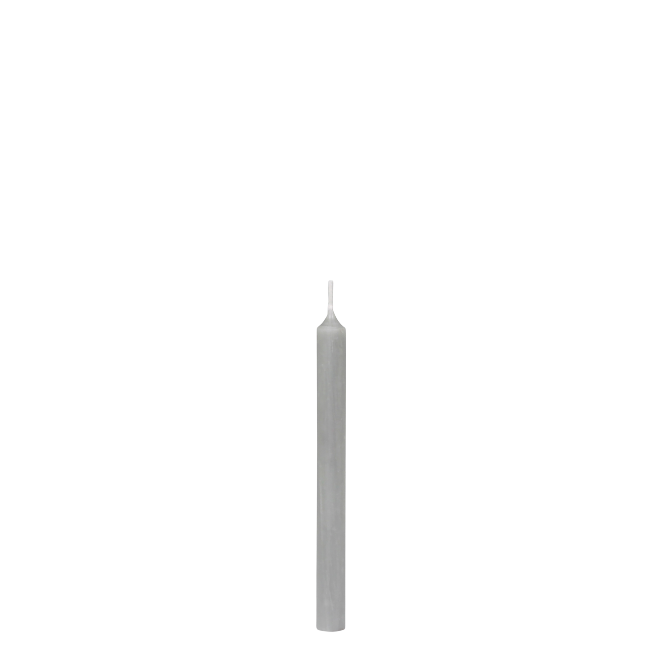 Taper Candle 2.5 h H13/D1.2 cm grey
